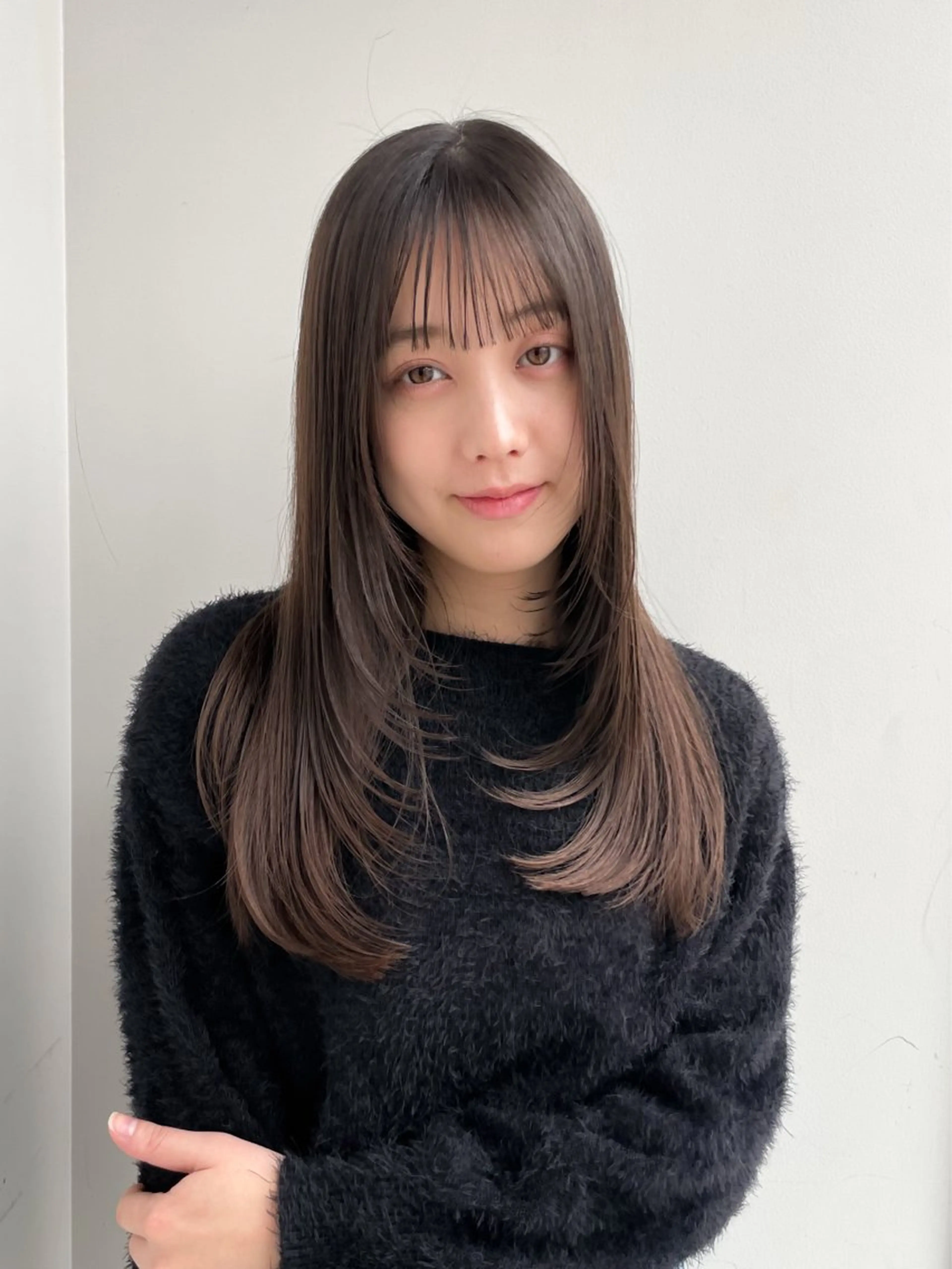 ロング レイヤーカット ロング 似合わせ/ベージュ /レイヤー/りほ🤍のヘアスタイル