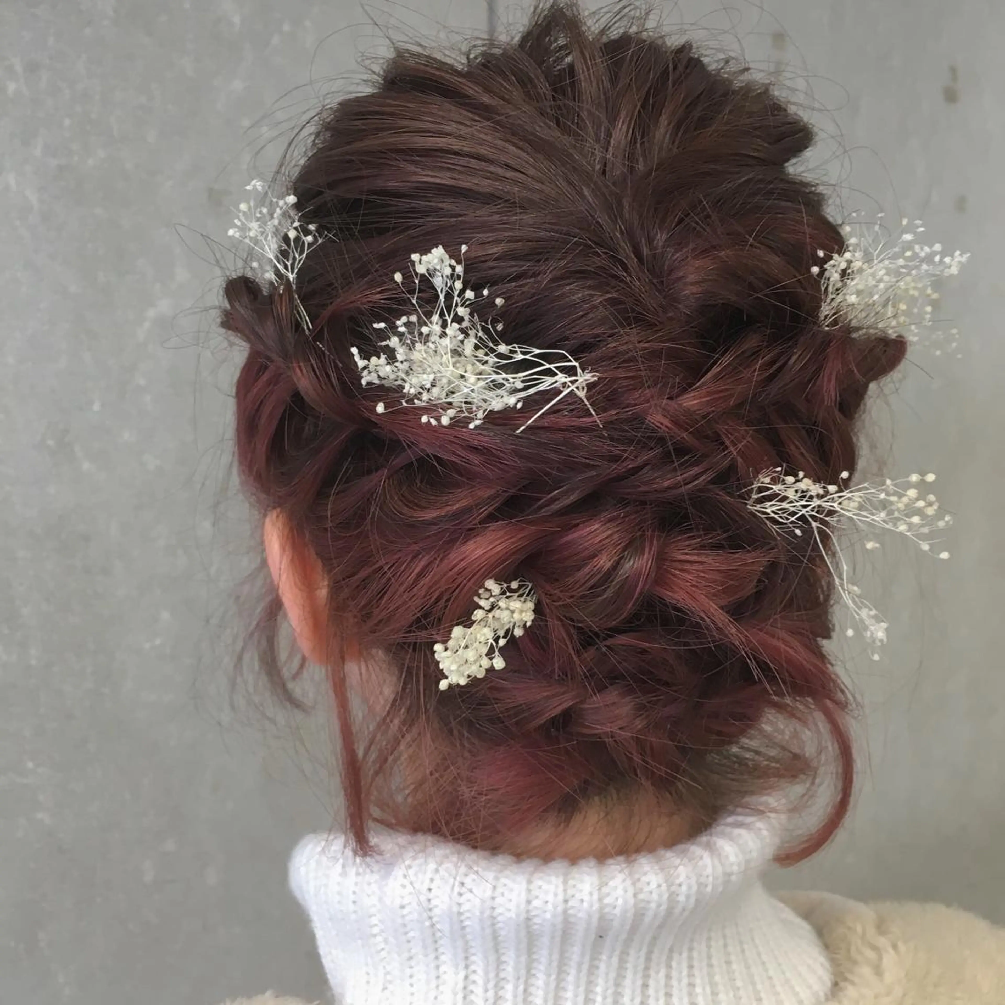 ショート カラー ヘアアレンジ 岡村 玲奈のヘアスタイル