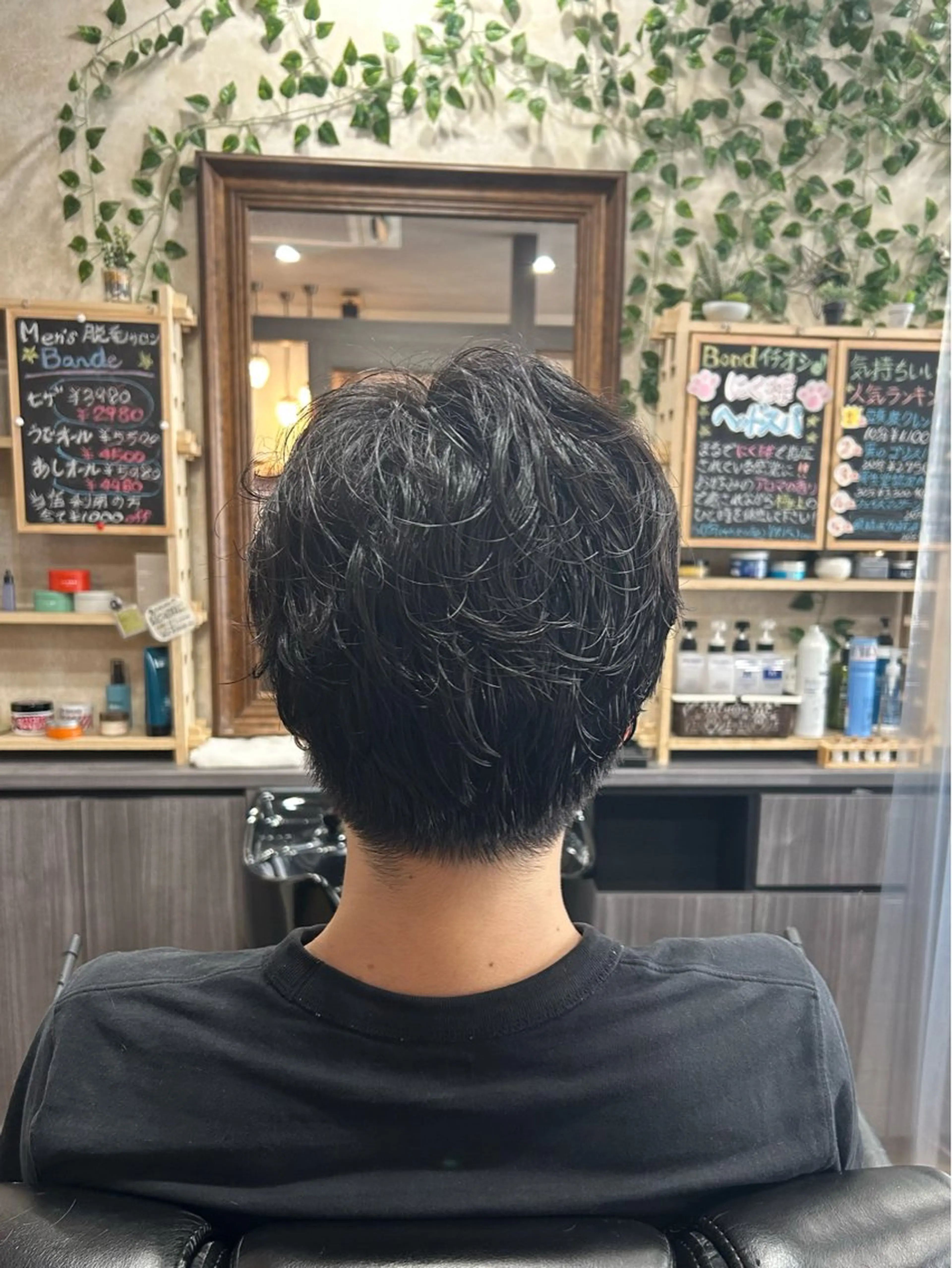 ミディアム パーマ メンズ ミディアムパーマ メンズパーマ ニュアンスパーマ カット パーマ メンズカット/ 雄大のヘアスタイル