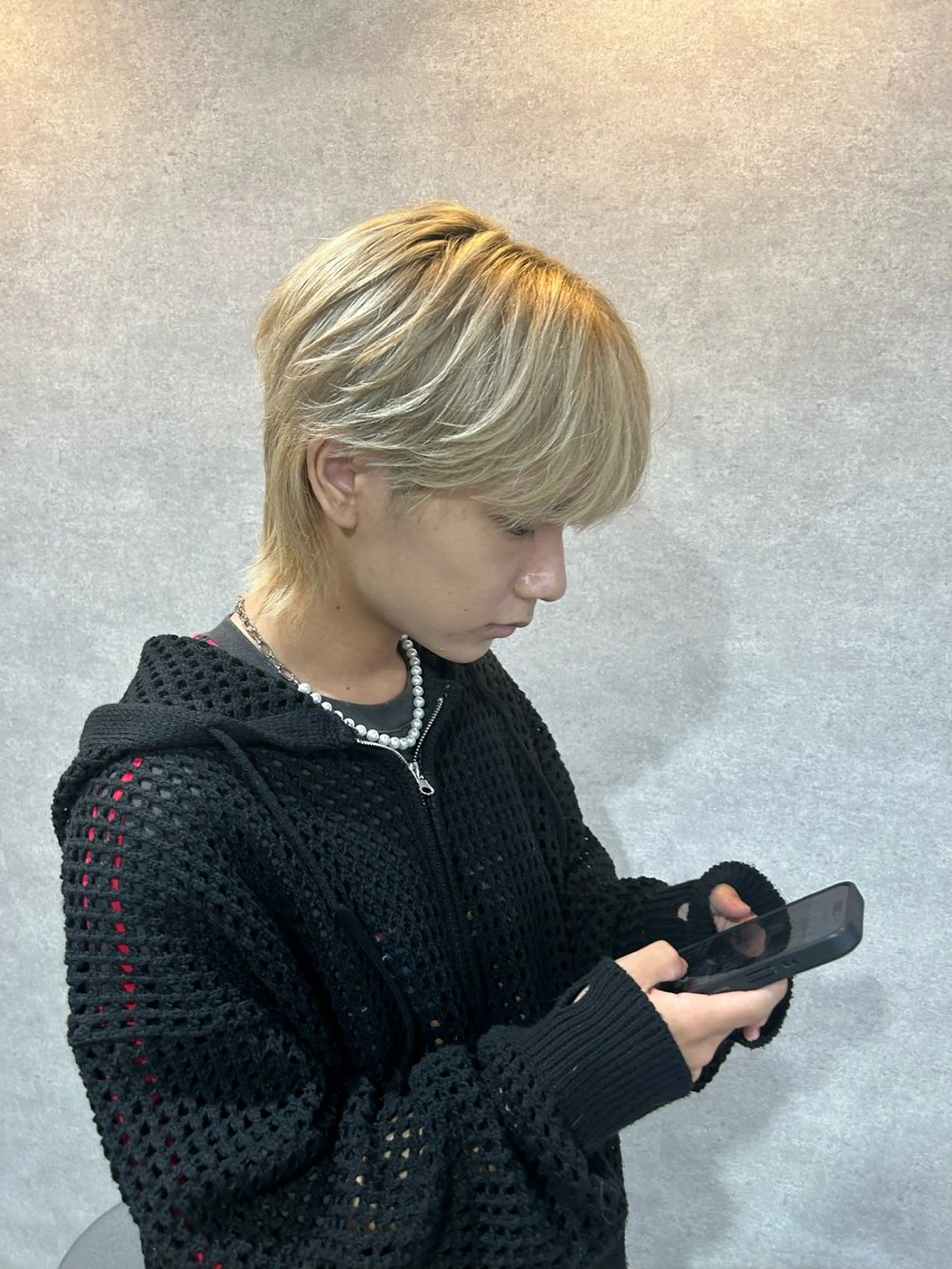 ミディアム カラー メンズ メンズ韓国風 マッシュウルフ マッシュ メンズウルフカット 韓国風ヘア 🐺森 雄飛/メンズ 韓国ヘアのヘアスタイル