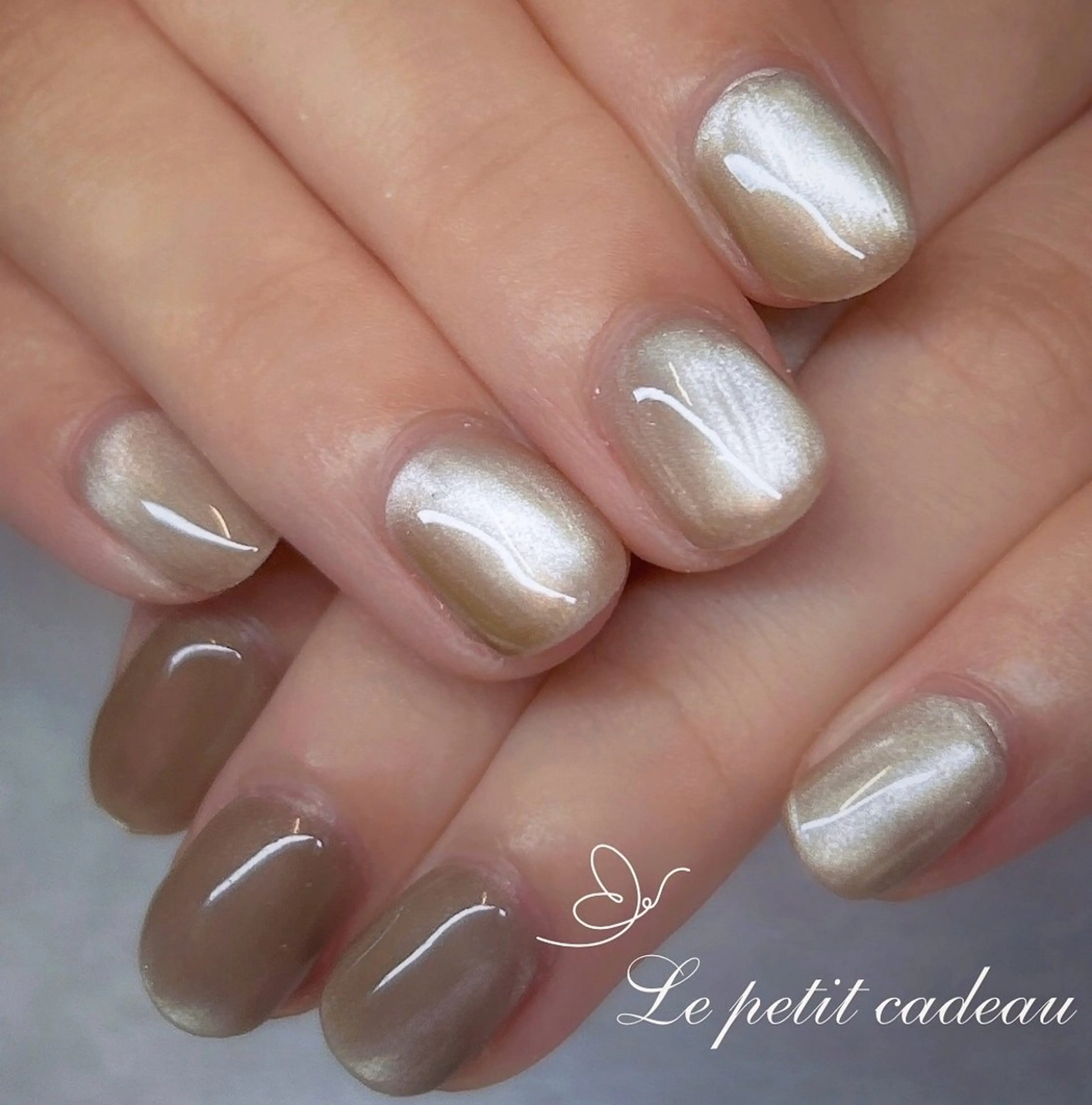 ネイル キラキラネイル ハンドネイル 栗山 カンナのネイルデザイン