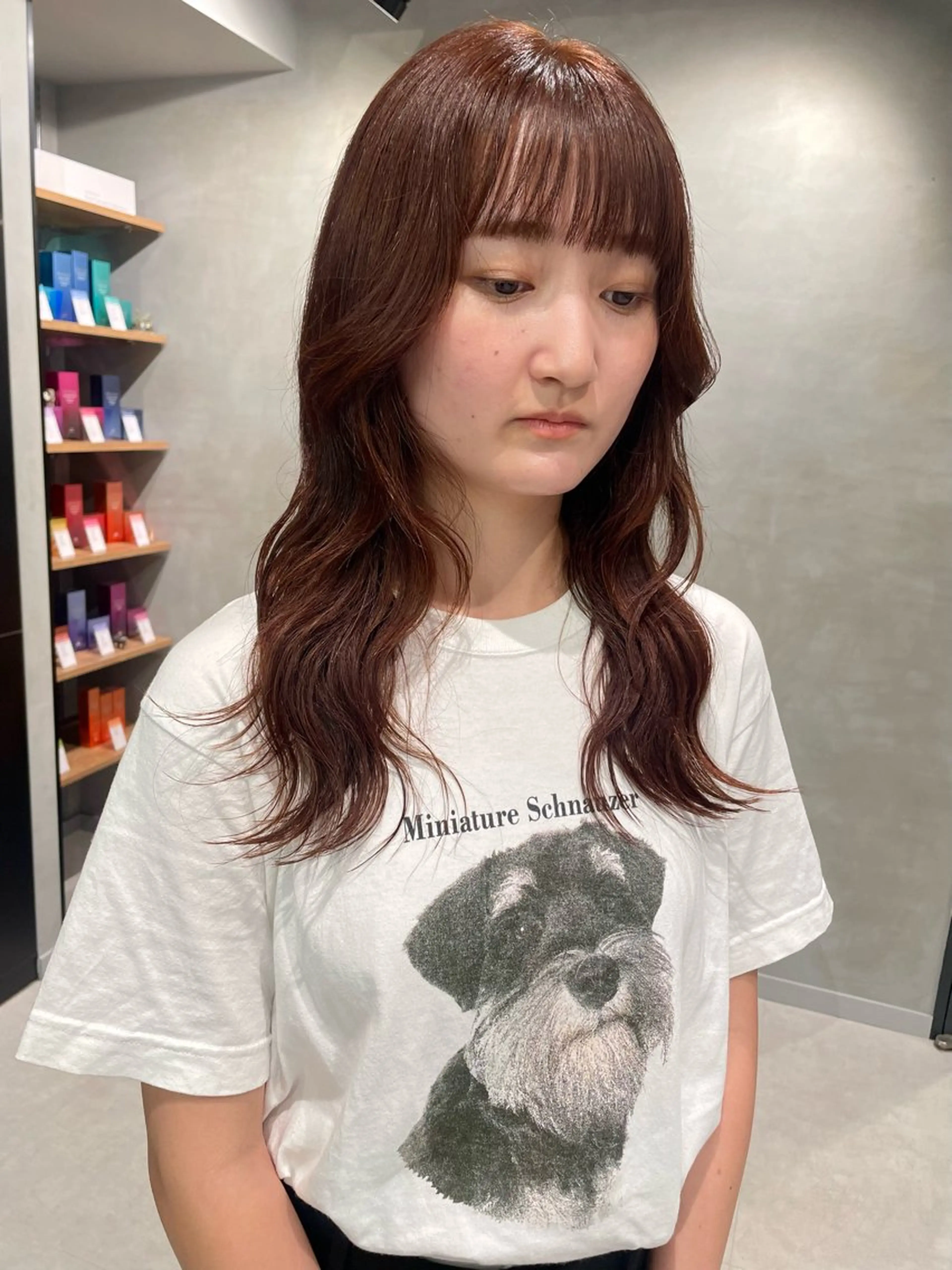 ロング カラー カット ヘアカラー トリートメント ヘッドスパ ヘアセット 暖色レイヤー 🥀REIRIのヘアスタイル