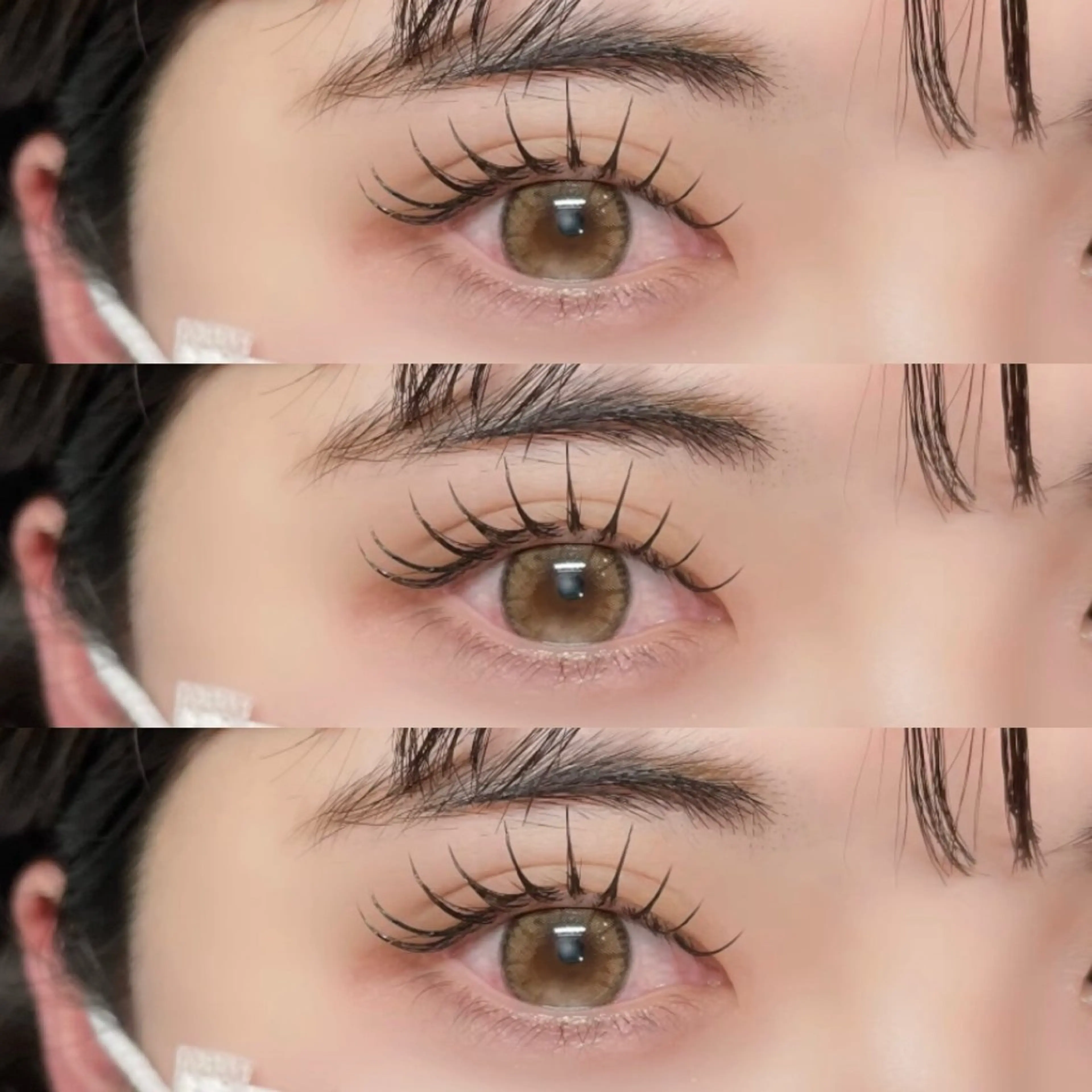 【 🫧アップワードラッシュ🫧 】 flat mat lash エクステ 140​〜​160本 🏷️の写真