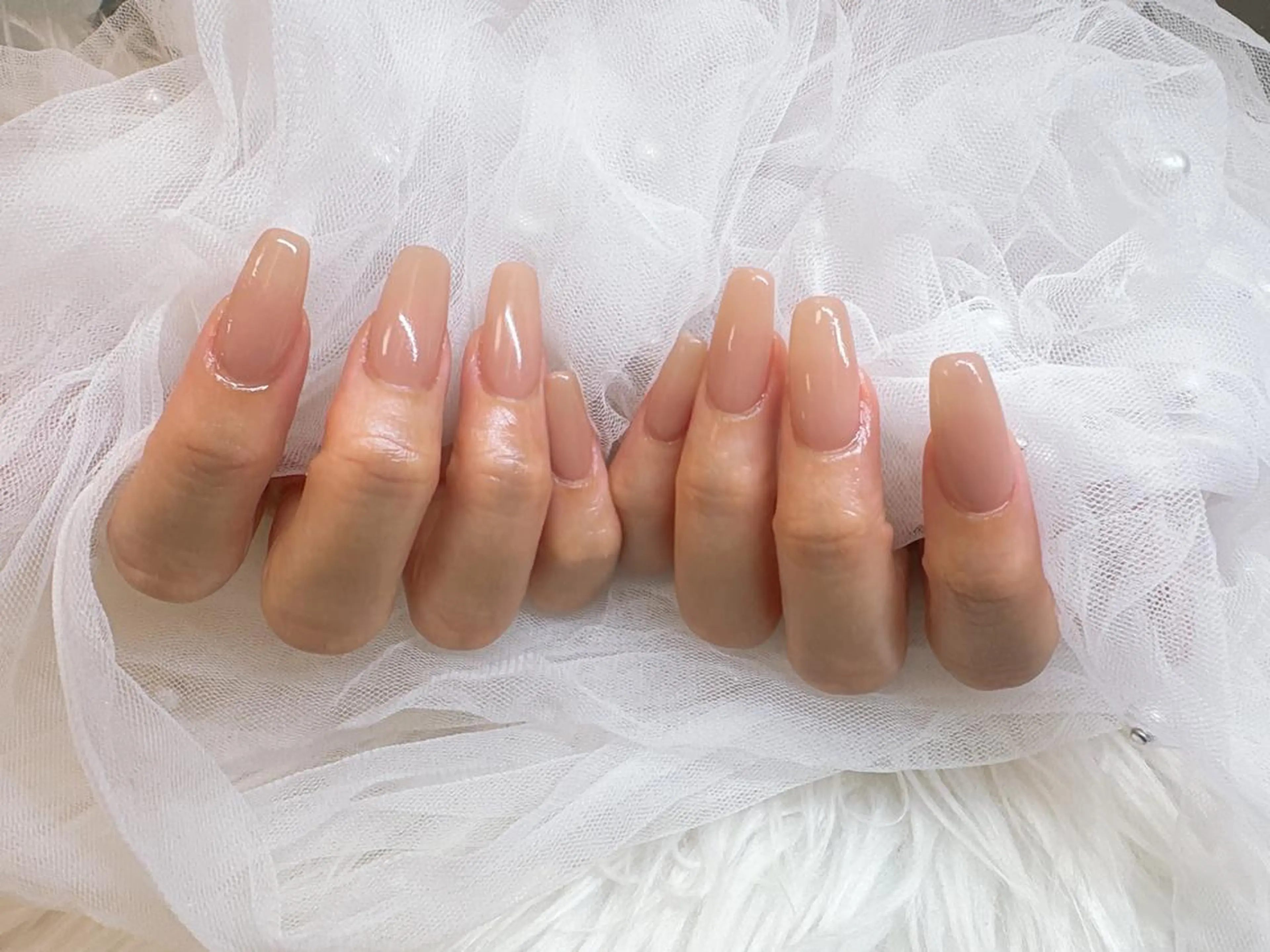 【オフ込み】ワンカラー・ラメグラ・（1色）ストーン2粒付きの写真