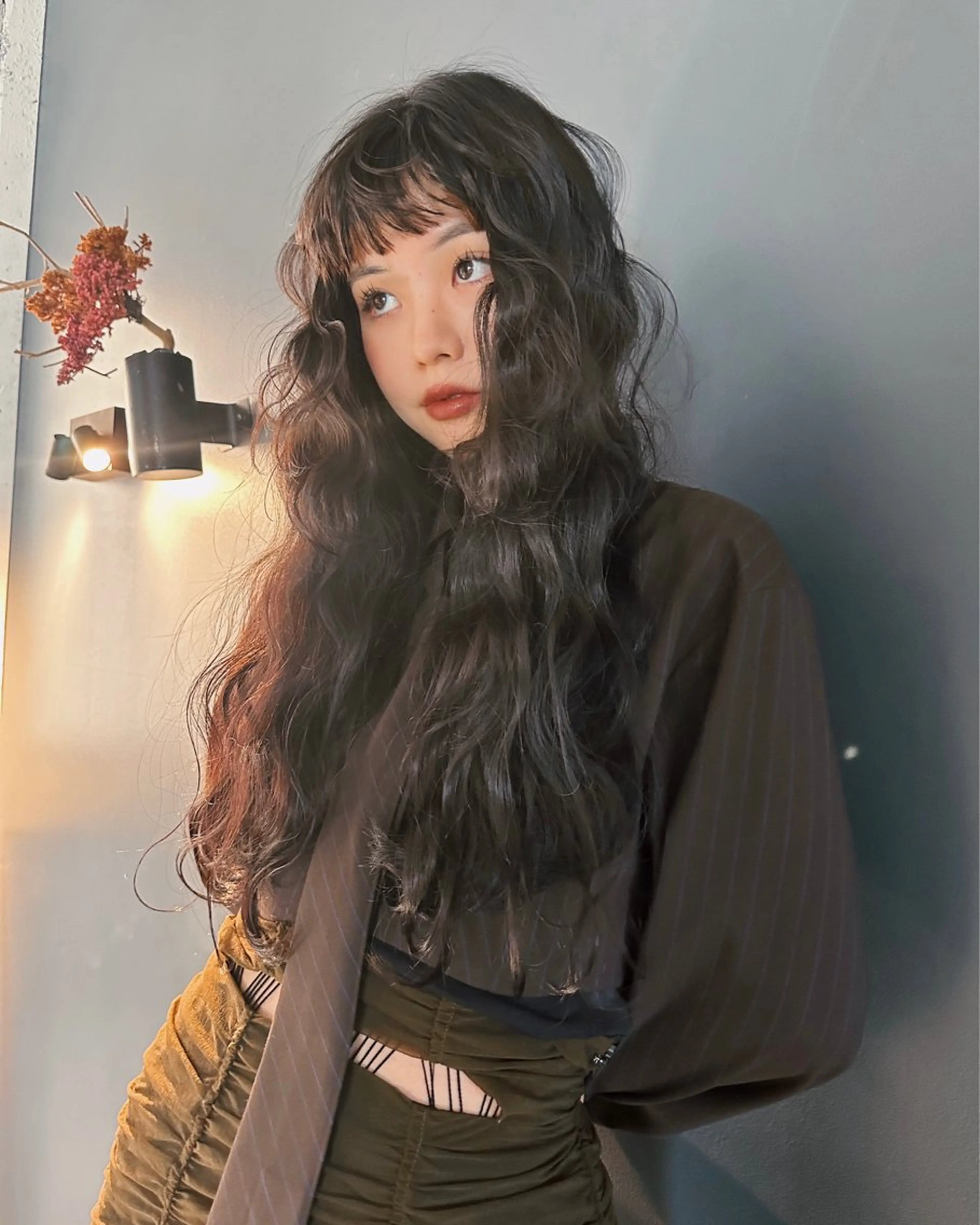 ロング パーマ レイヤー/パーマ /ウルフ/nabeのヘアスタイル