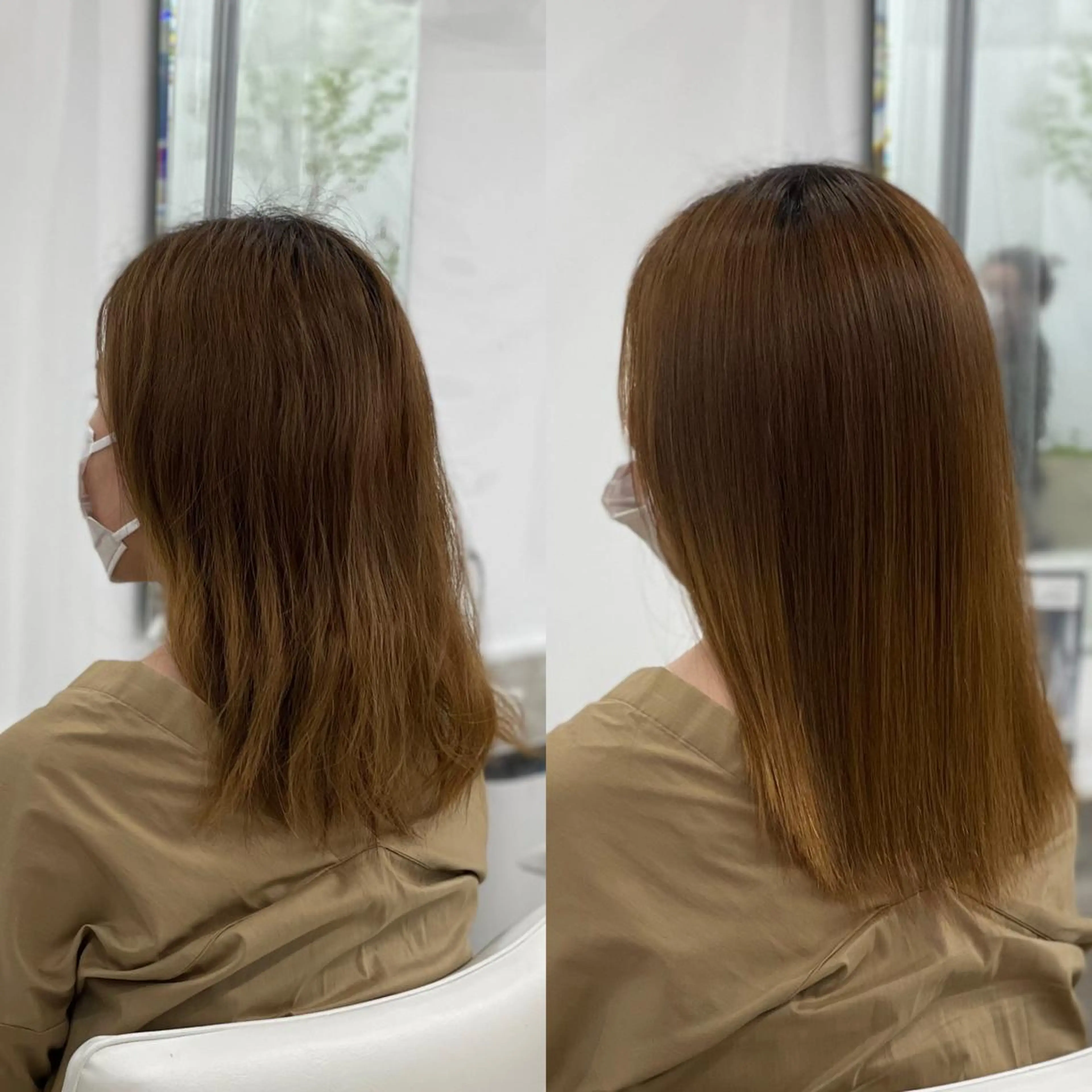 ロング カラー パーマ 縮毛矯正 相武台ショート特化 💐川崎希💐のヘアスタイル