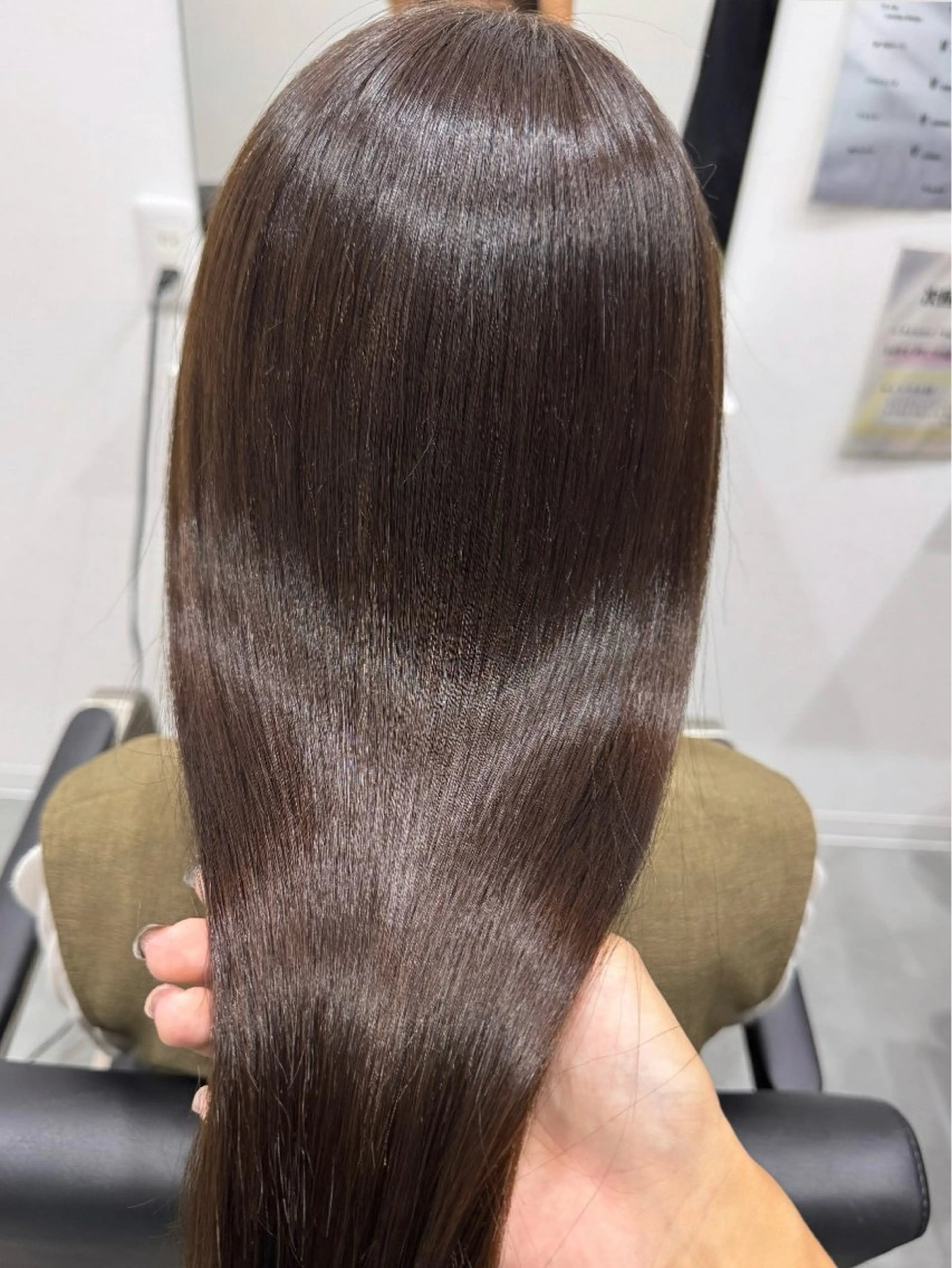 セミロング 縮毛矯正 トリートメント nu所属・nu ✧︎*。のヘアスタイル