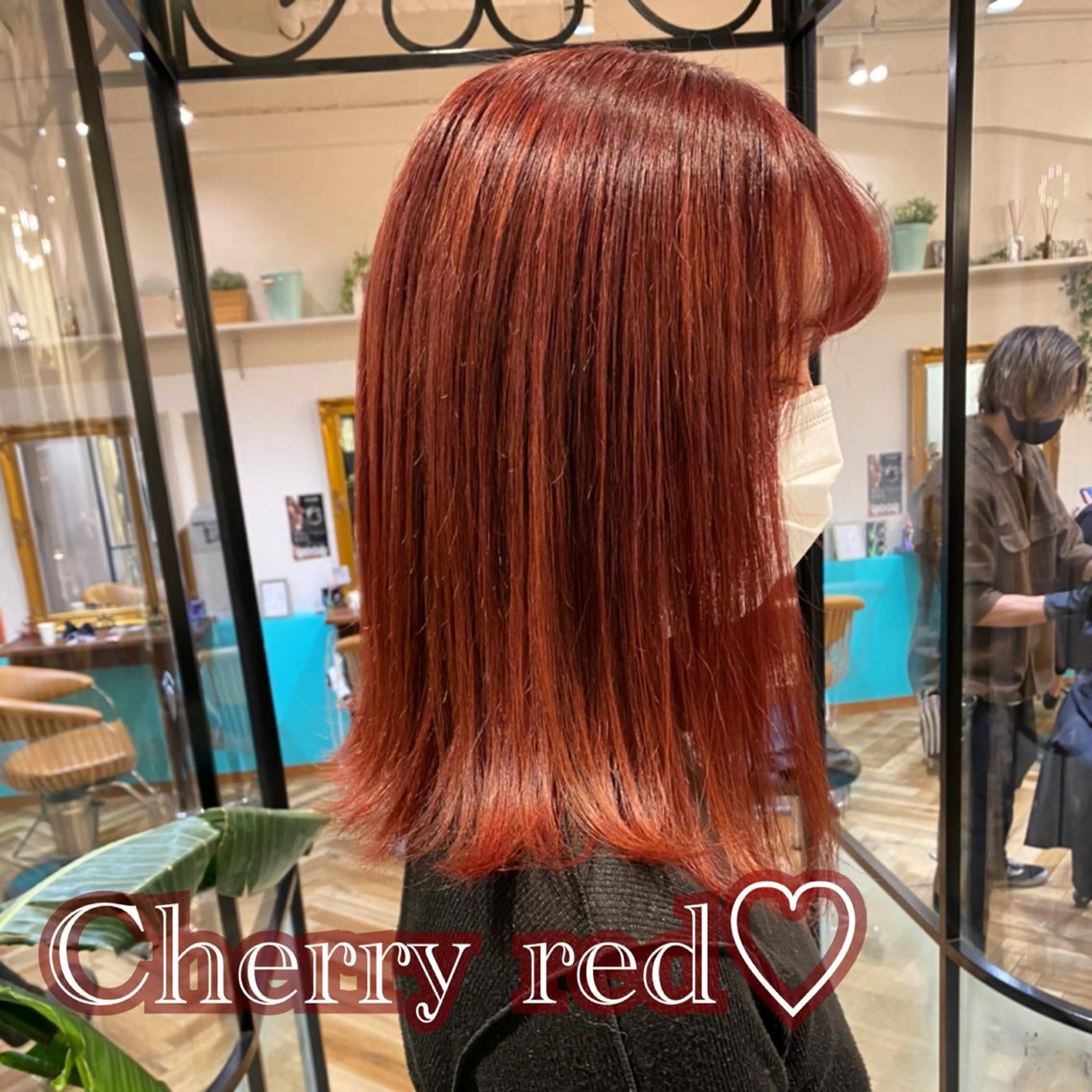 ミディアム カラー ブリーチ 韓国ヘア♡おくれ毛♡ ボブ♡sayakaのヘアスタイル