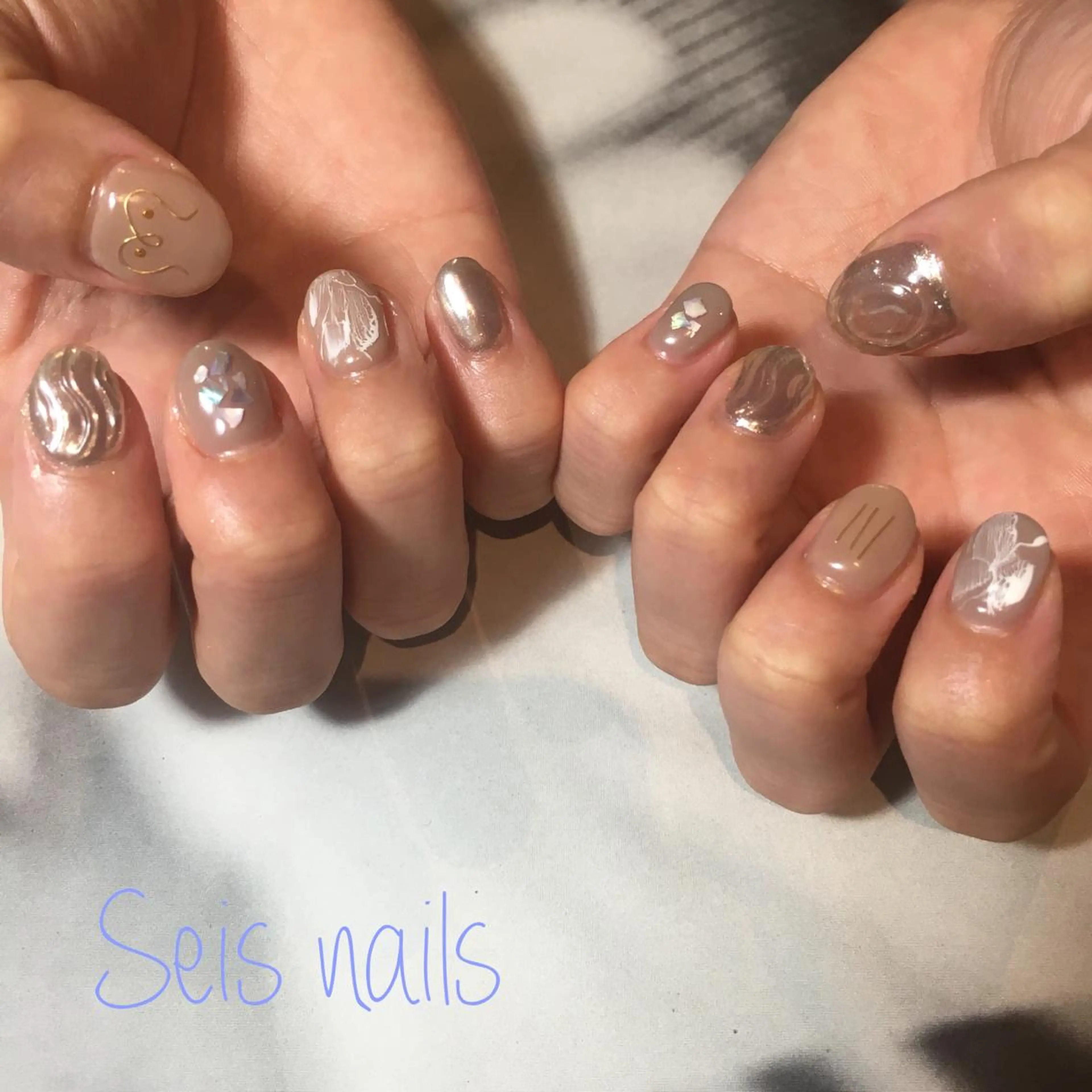 ネイル ハンドネイル Seis Shihoのネイルデザイン