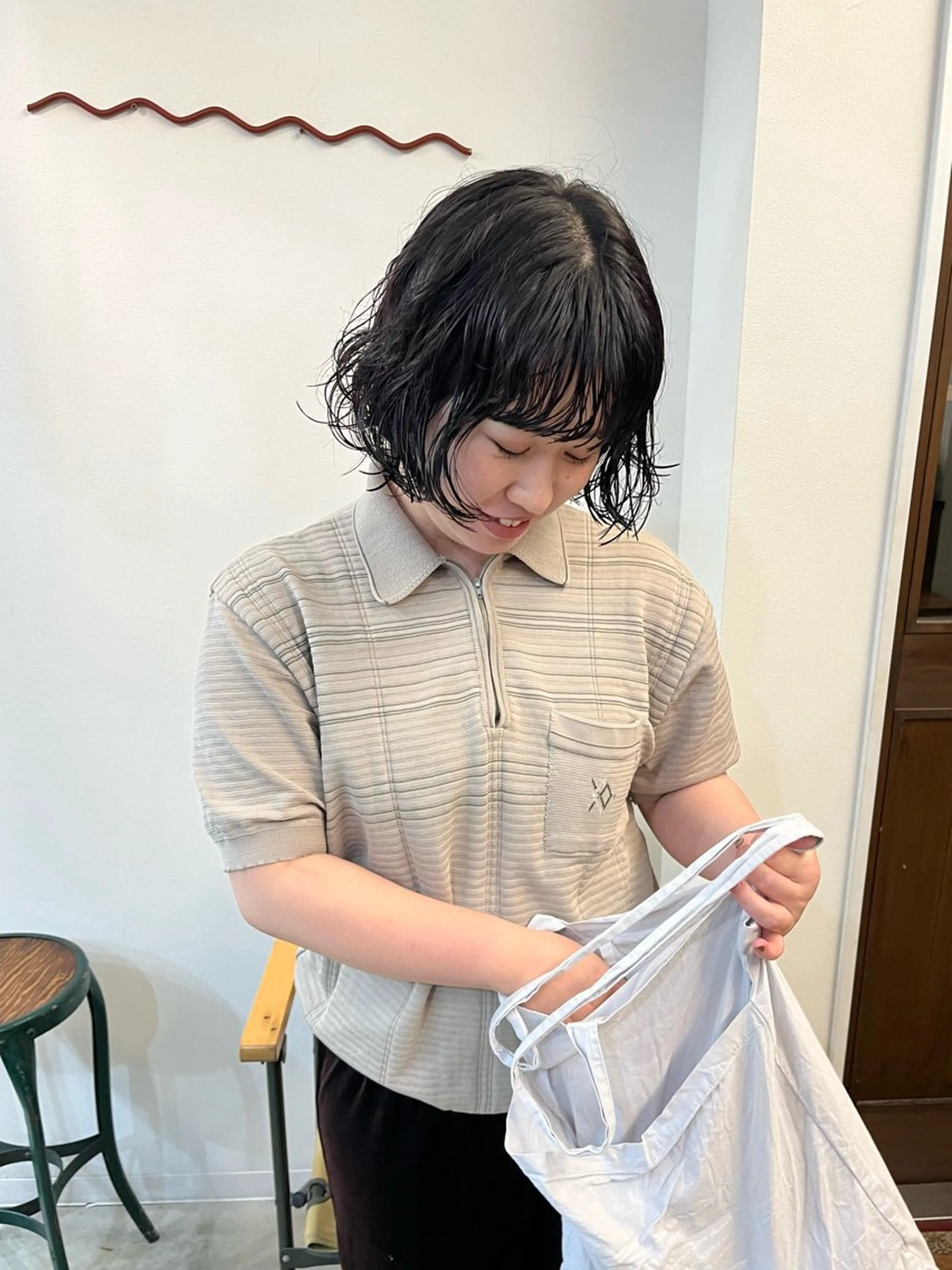 ショート 小山夕稀/ニュアンス パーマ/新城のヘアスタイル