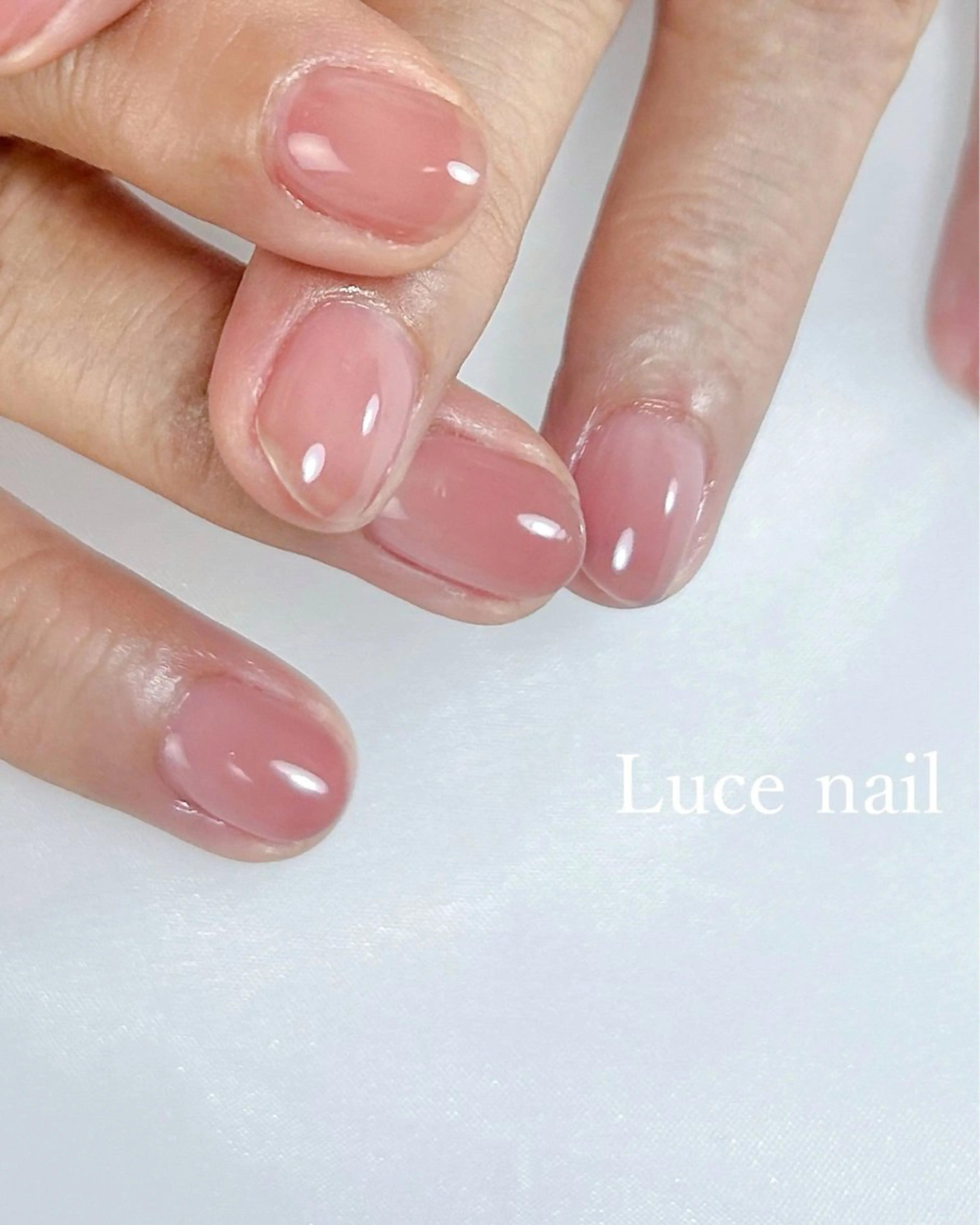 ネイル ピンク Luce nail 🫧Narumiのネイルデザイン