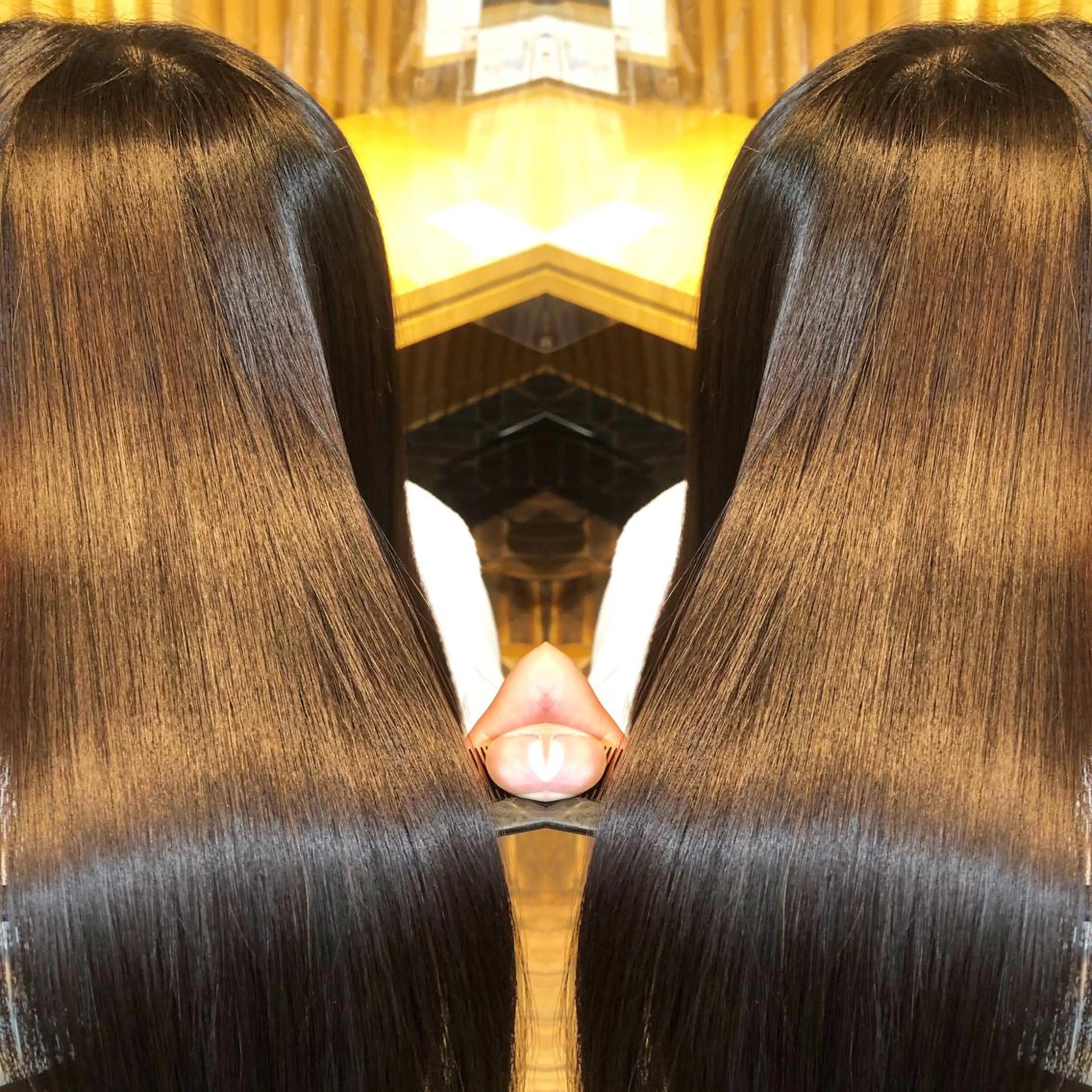 ロング パーマ 髪質改善 縮毛矯正 ストレートパーマ 高山🐬髪質改善 池袋で縮毛矯正のヘアスタイル