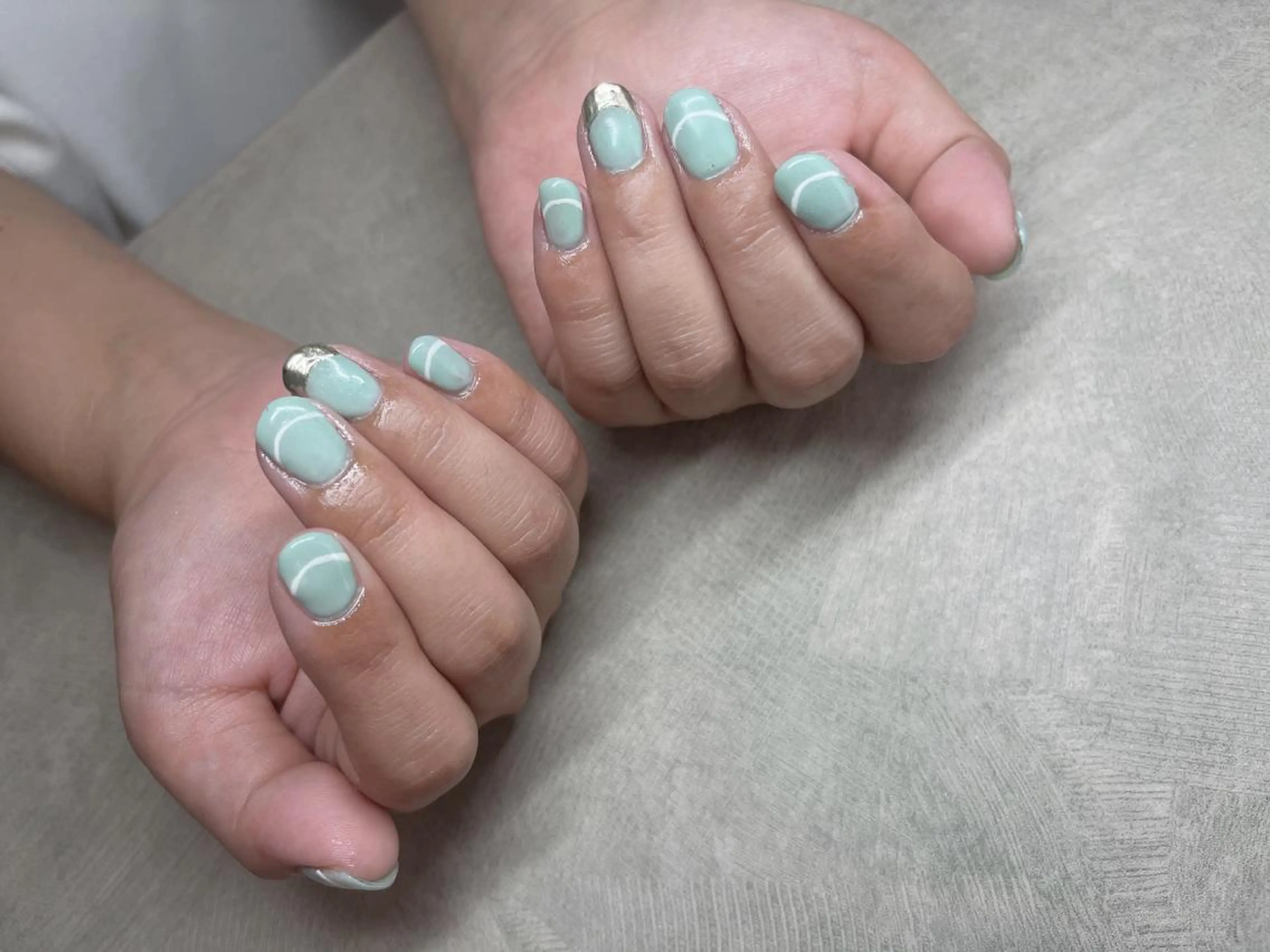 ネイル ミラーネイル ハンドネイル MIKA ♡のネイルデザイン