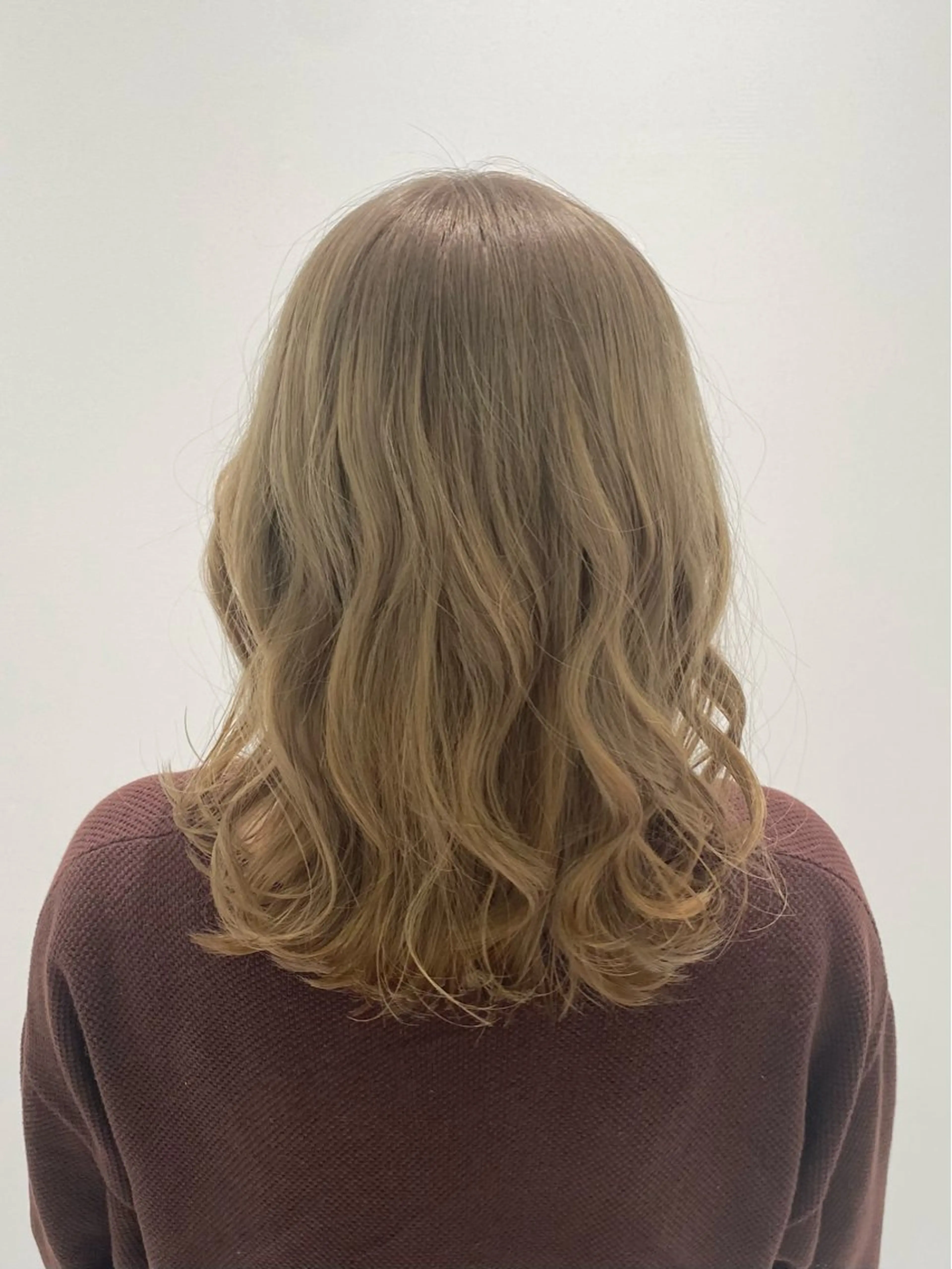 セミロング カラー ヘアカラー トリートメント ANLOVEST所属・前山拓巳 /マンツーマンサロンのヘアスタイル