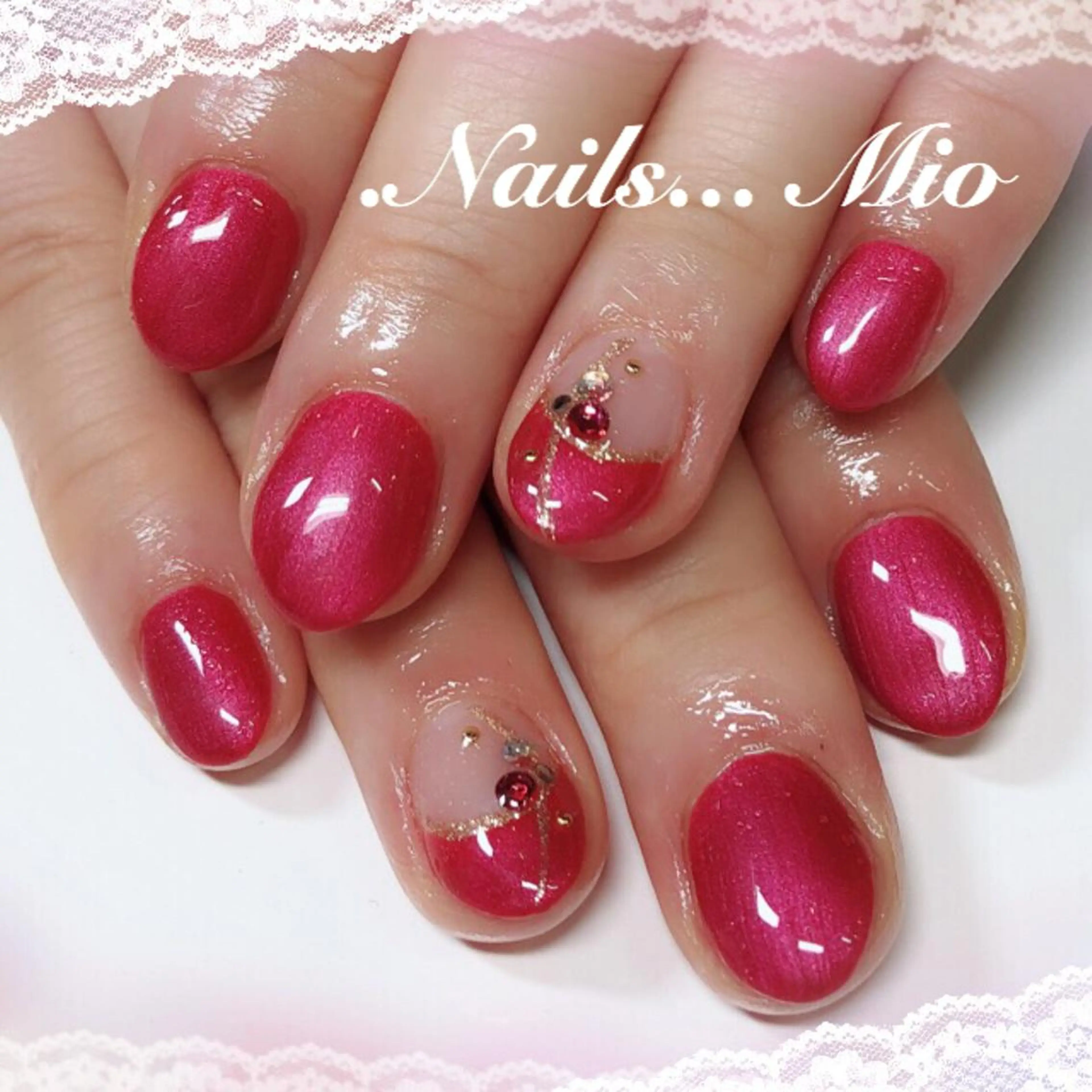 ネイル アートネイル フレンチネイル .Nails Mio 赤羽西ネイルサロンのネイルデザイン