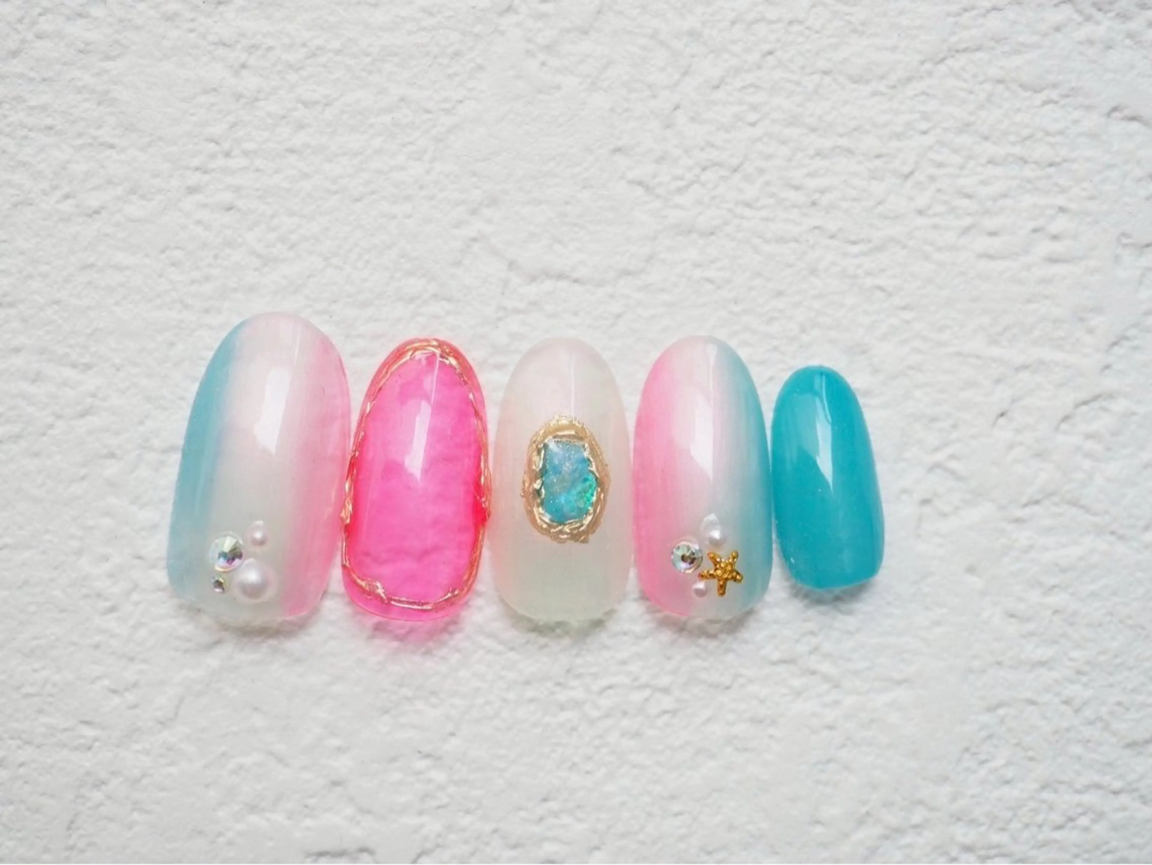 ネイル ハンドネイル トップネイリスト Ribbon立川店のネイルデザイン