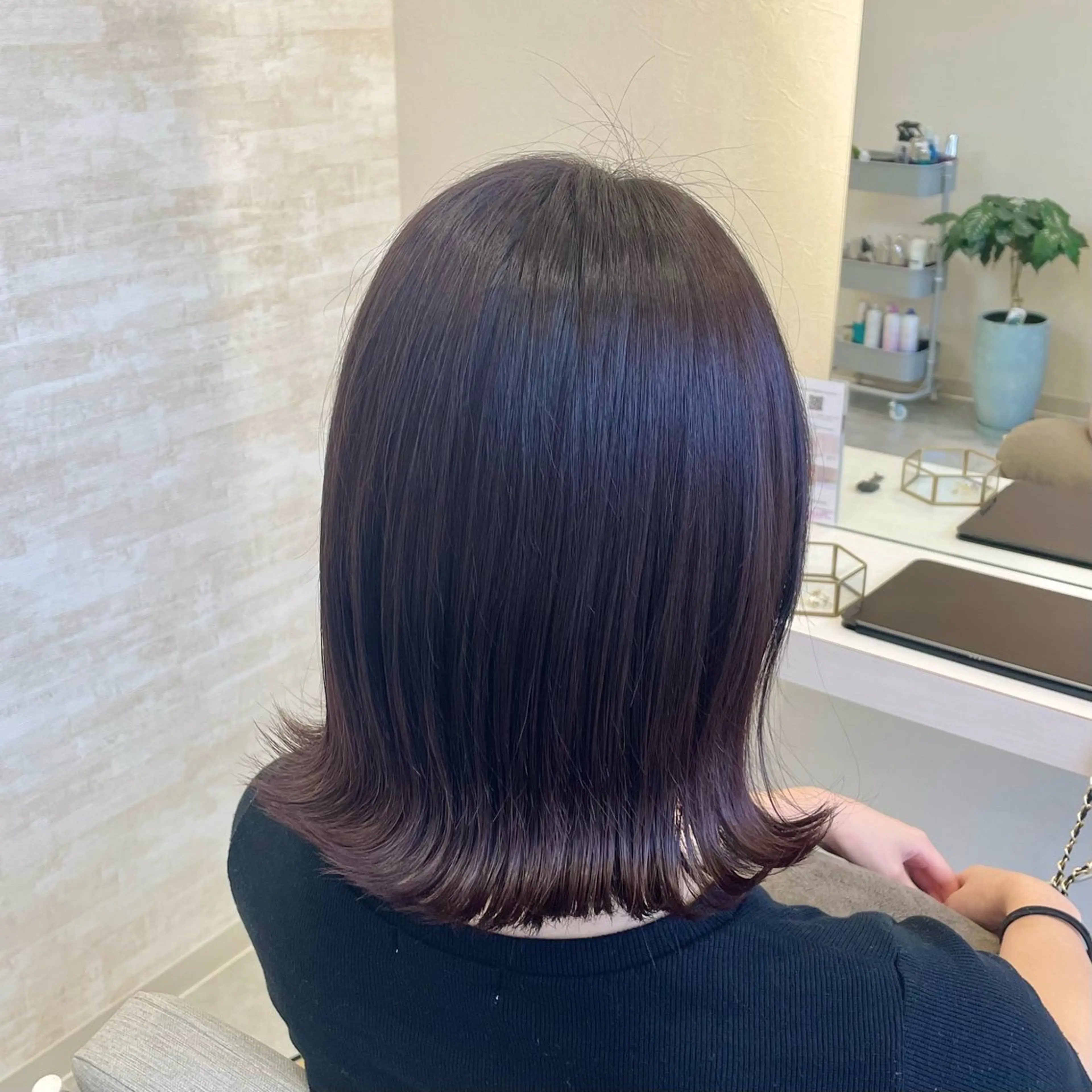 ミディアム カラー カット ヘアカラー トリートメント 髪質改善&ヘアケア /菊池琉那のヘアスタイル