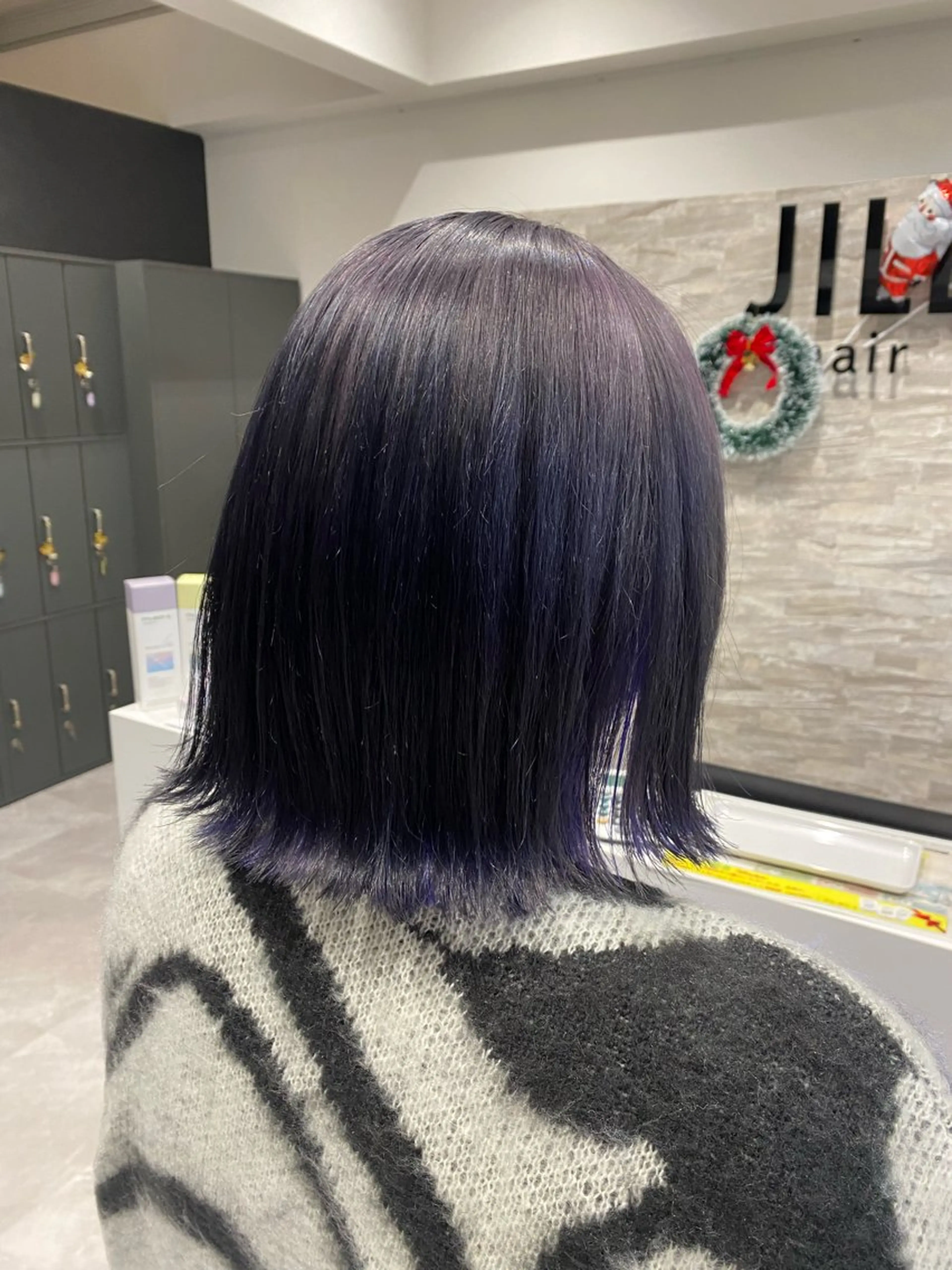 ミディアム ヘアカラー maki💖 ボブ/縮毛矯正のヘアスタイル