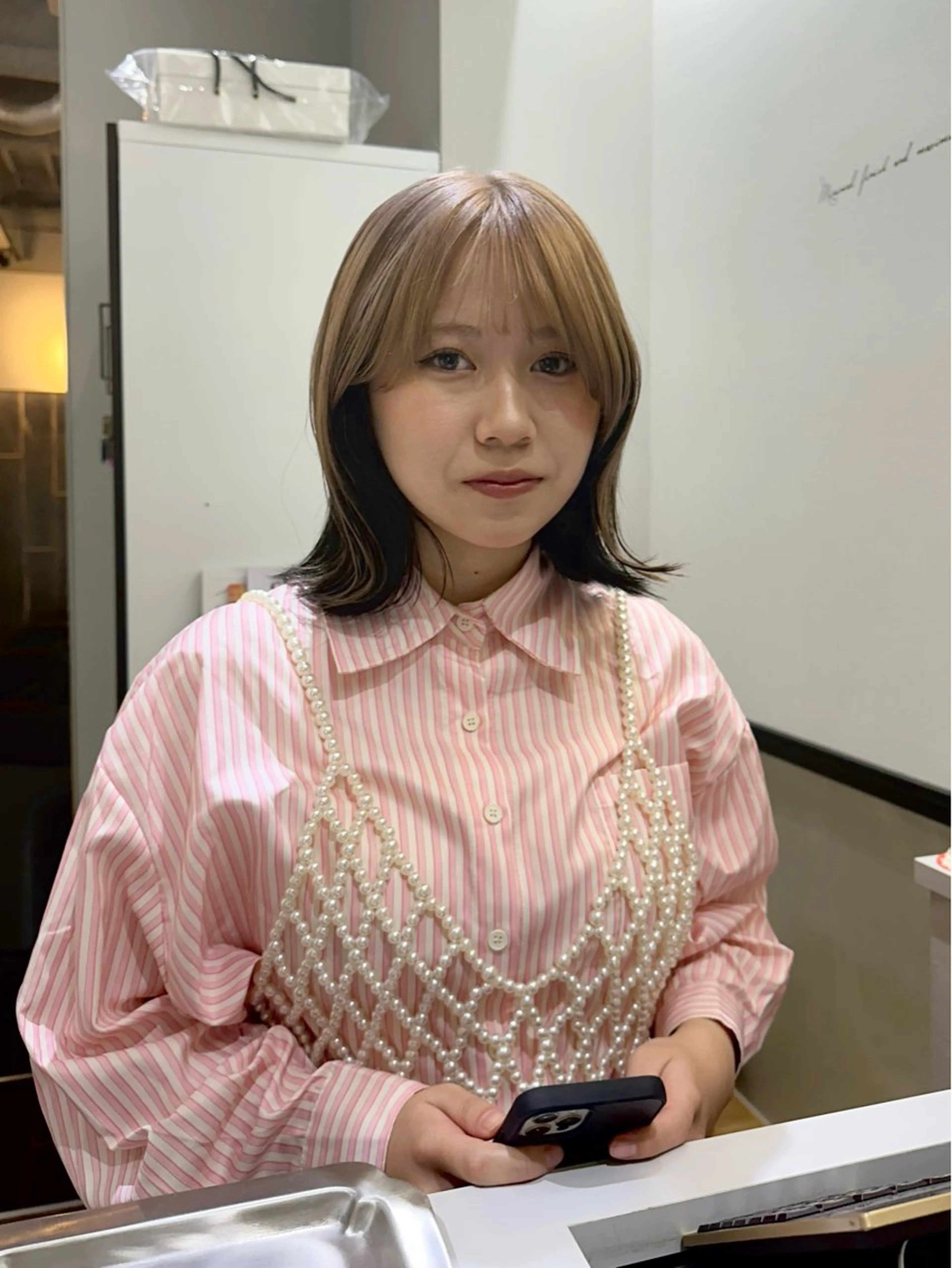 ミディアム カラー ヘアカラー Daisy🎀【福岡 美容室】chiakiのヘアスタイル