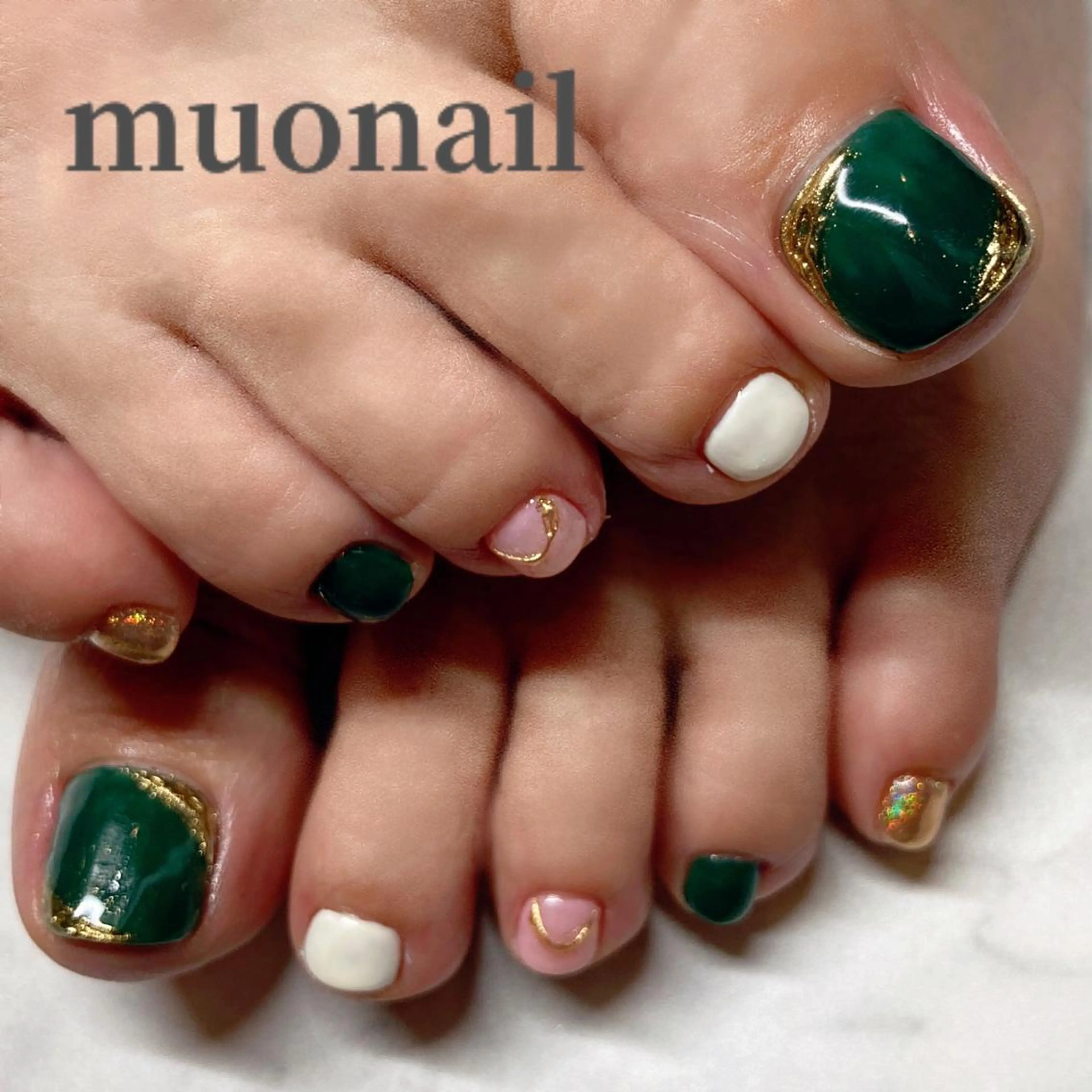 ネイル フットネイル 中川 ほののネイルデザイン