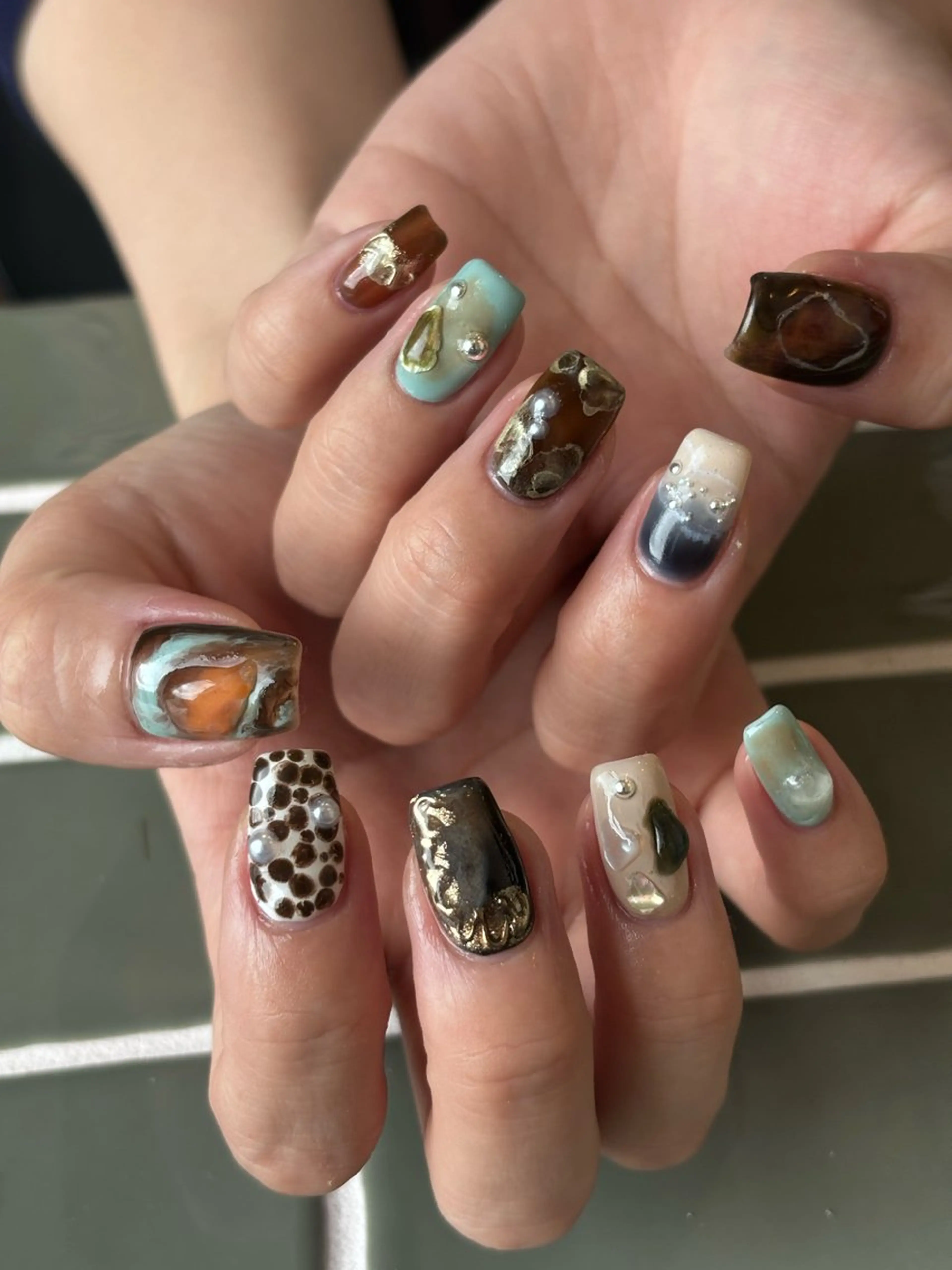 ネイル 持ち込み SOL所属・SOL　nail イマナカのネイルデザイン