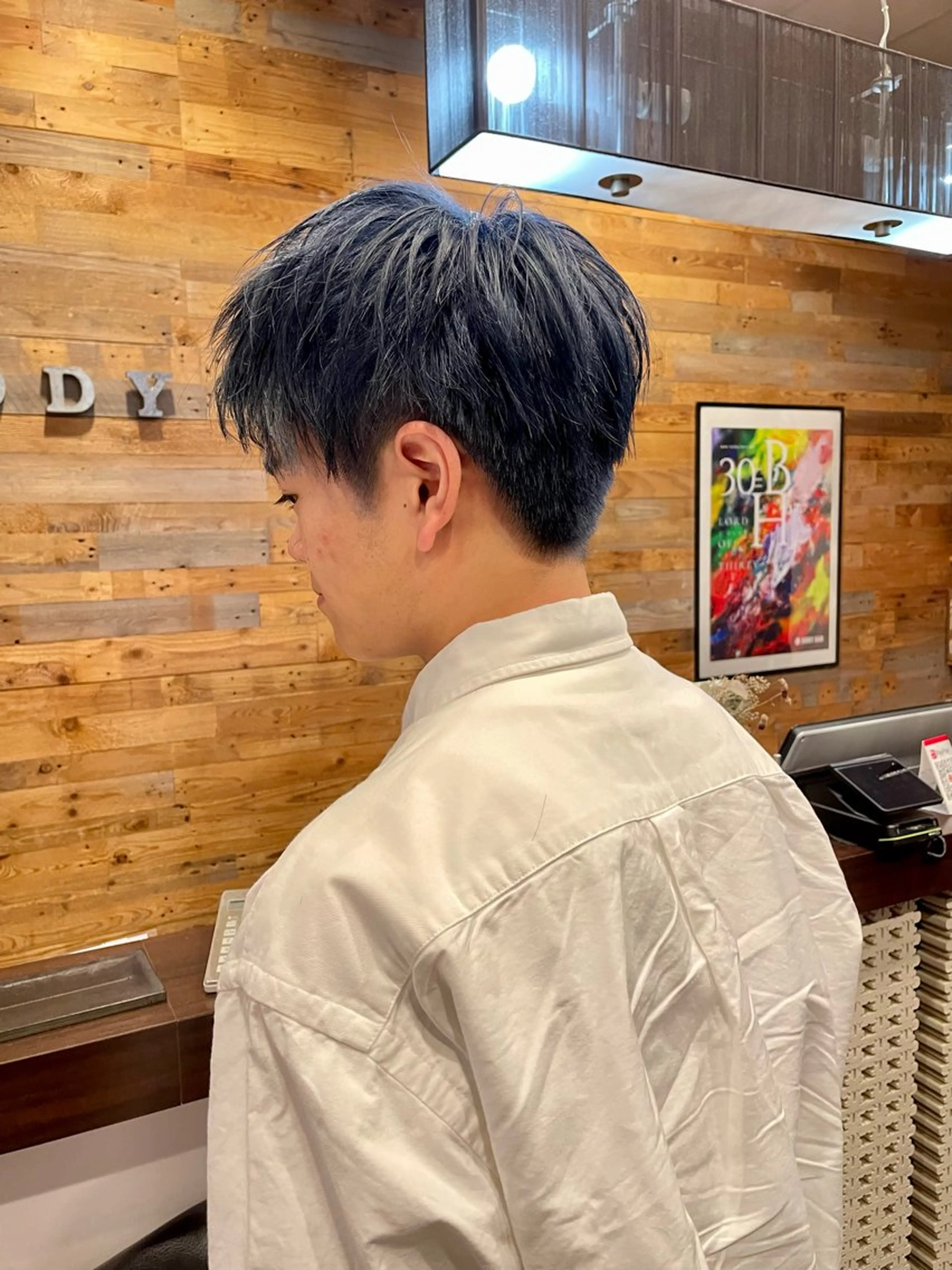 メンズ メンズブリーチ トヨシマ シュウトのヘアスタイル