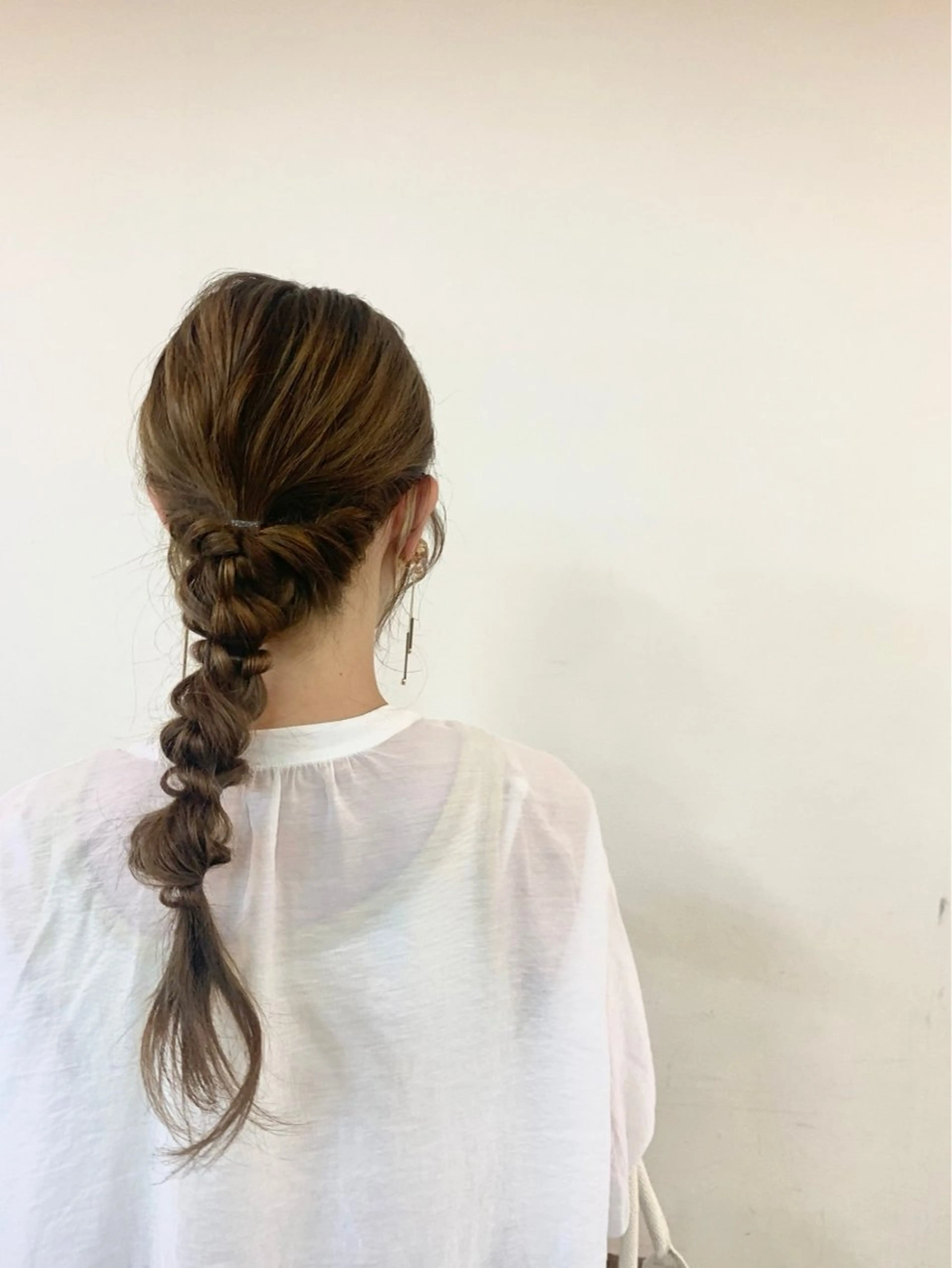 ロング ヘアセット ナチュラル/インナー /牧野 佑菜のヘアスタイル