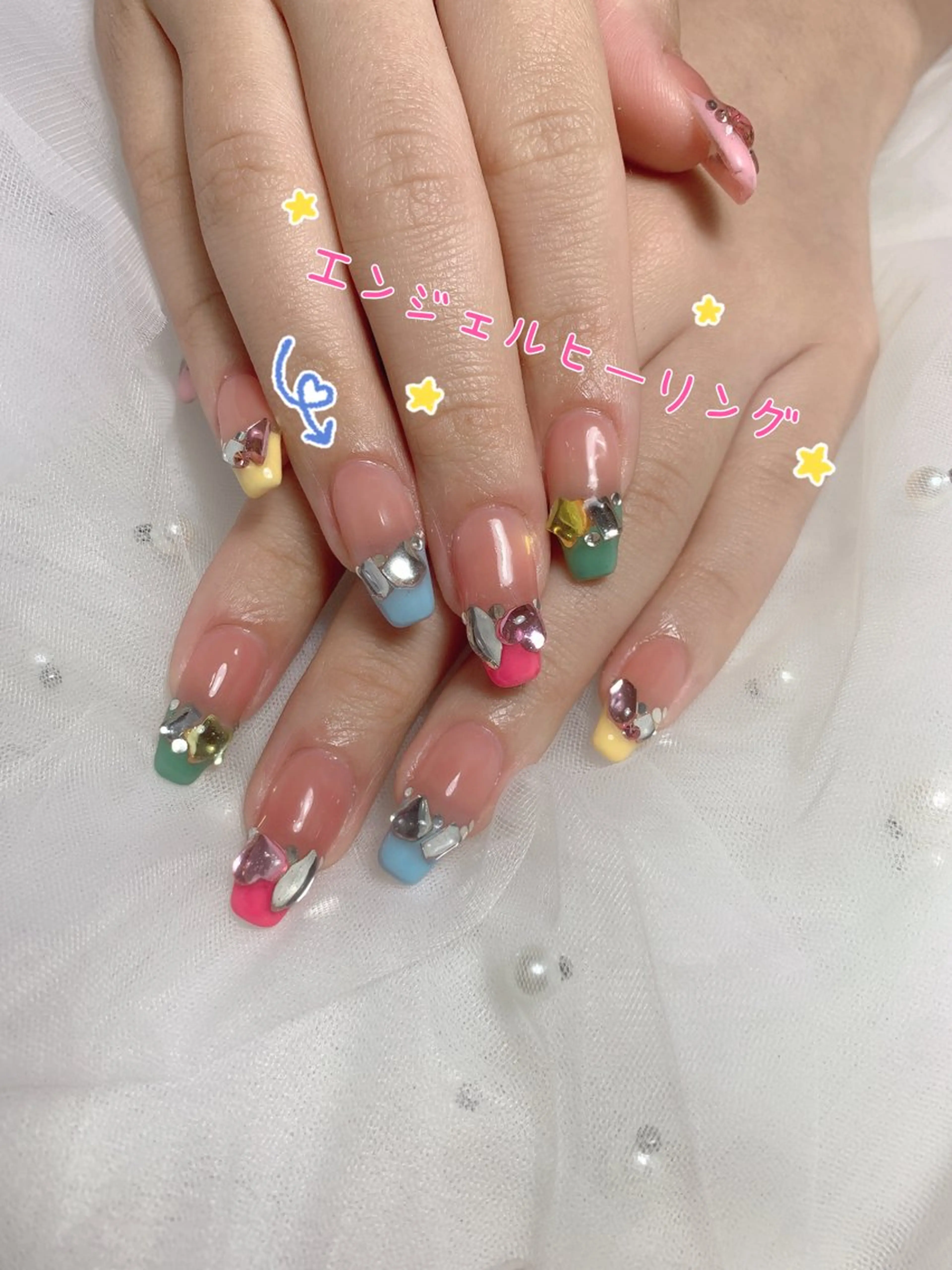 ネイル エンジェル ヒーリング 矢場町店のネイルデザイン