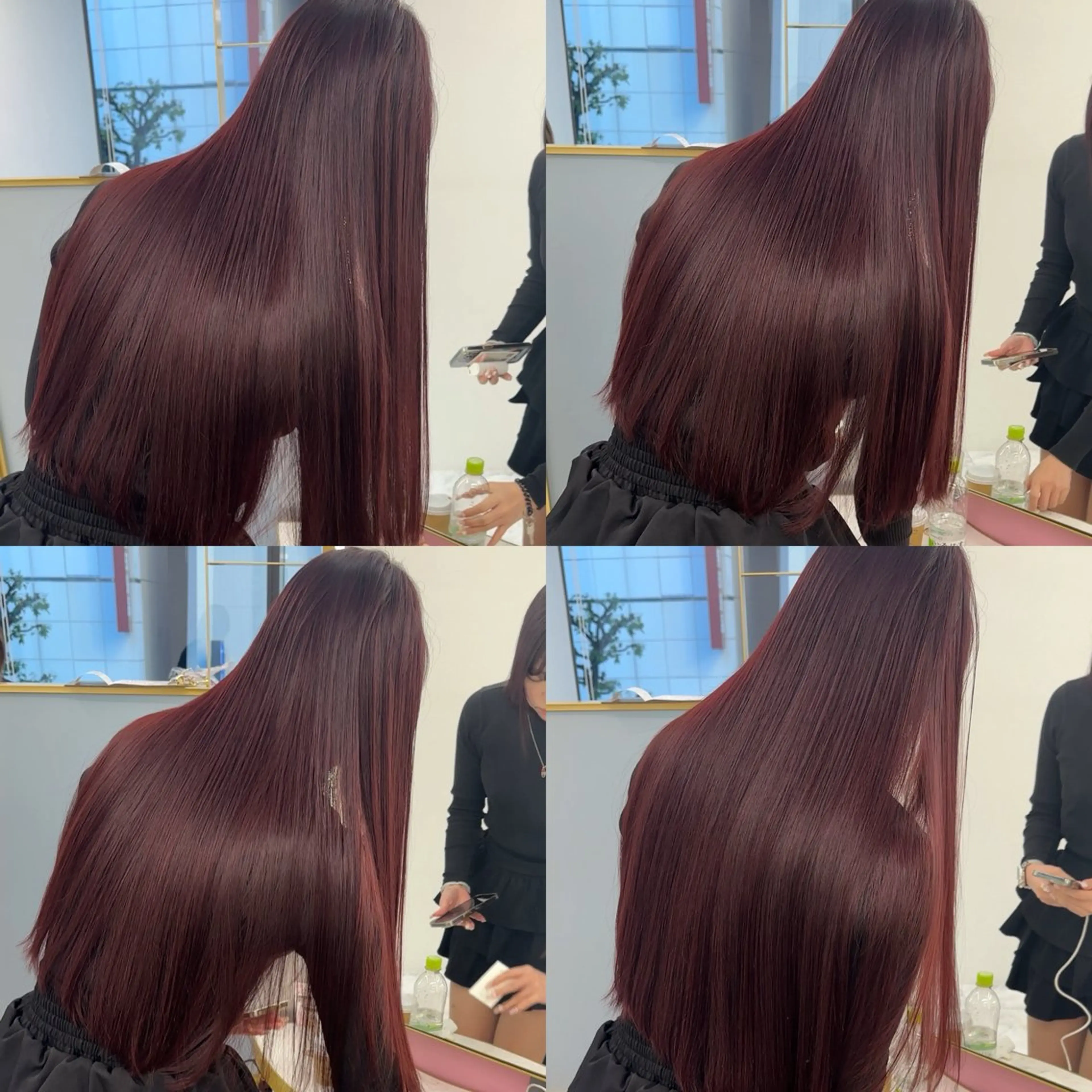 ロング ピンクカラー/ ブリーチなしRINAのヘアスタイル