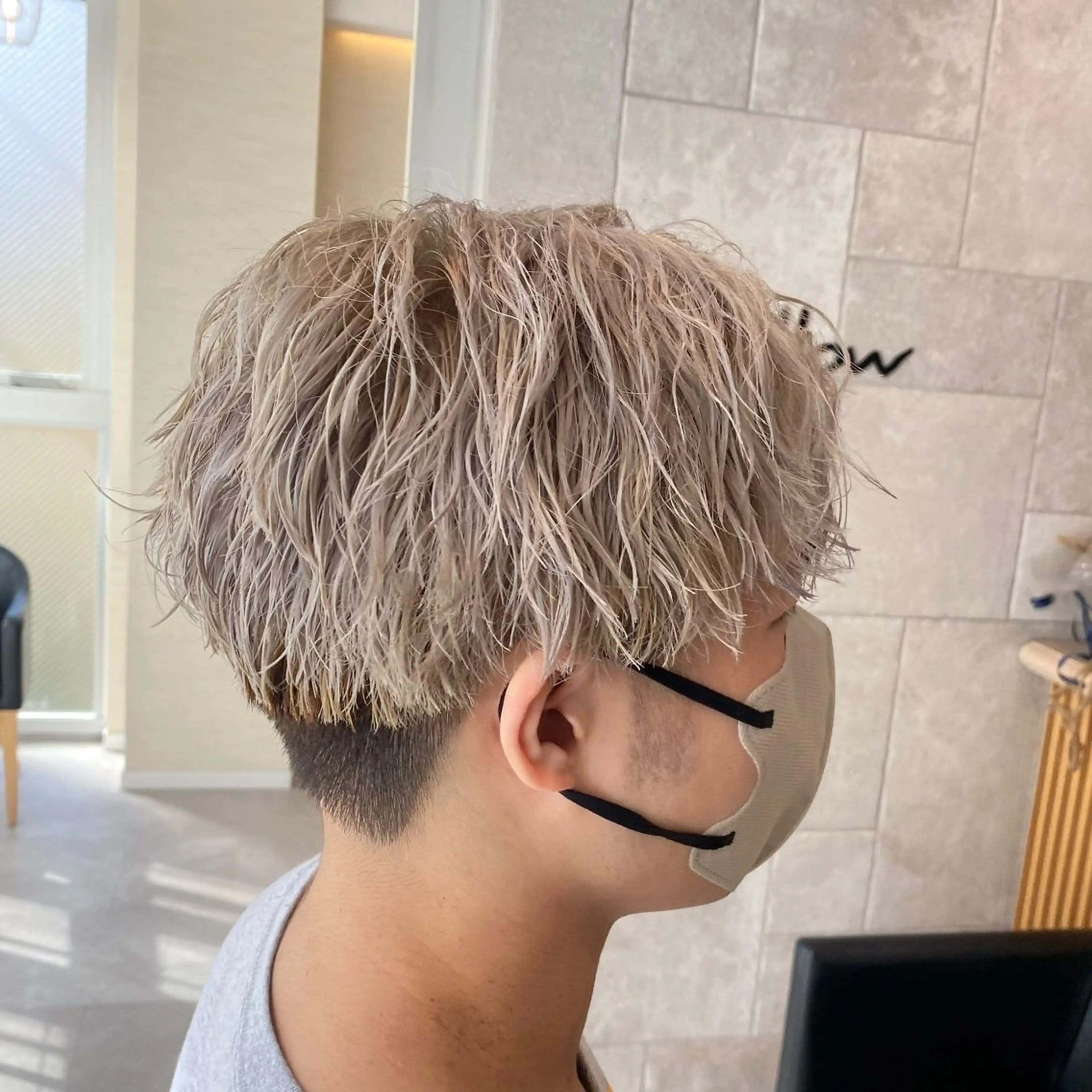 メンズカット➕ダブルカラーの写真