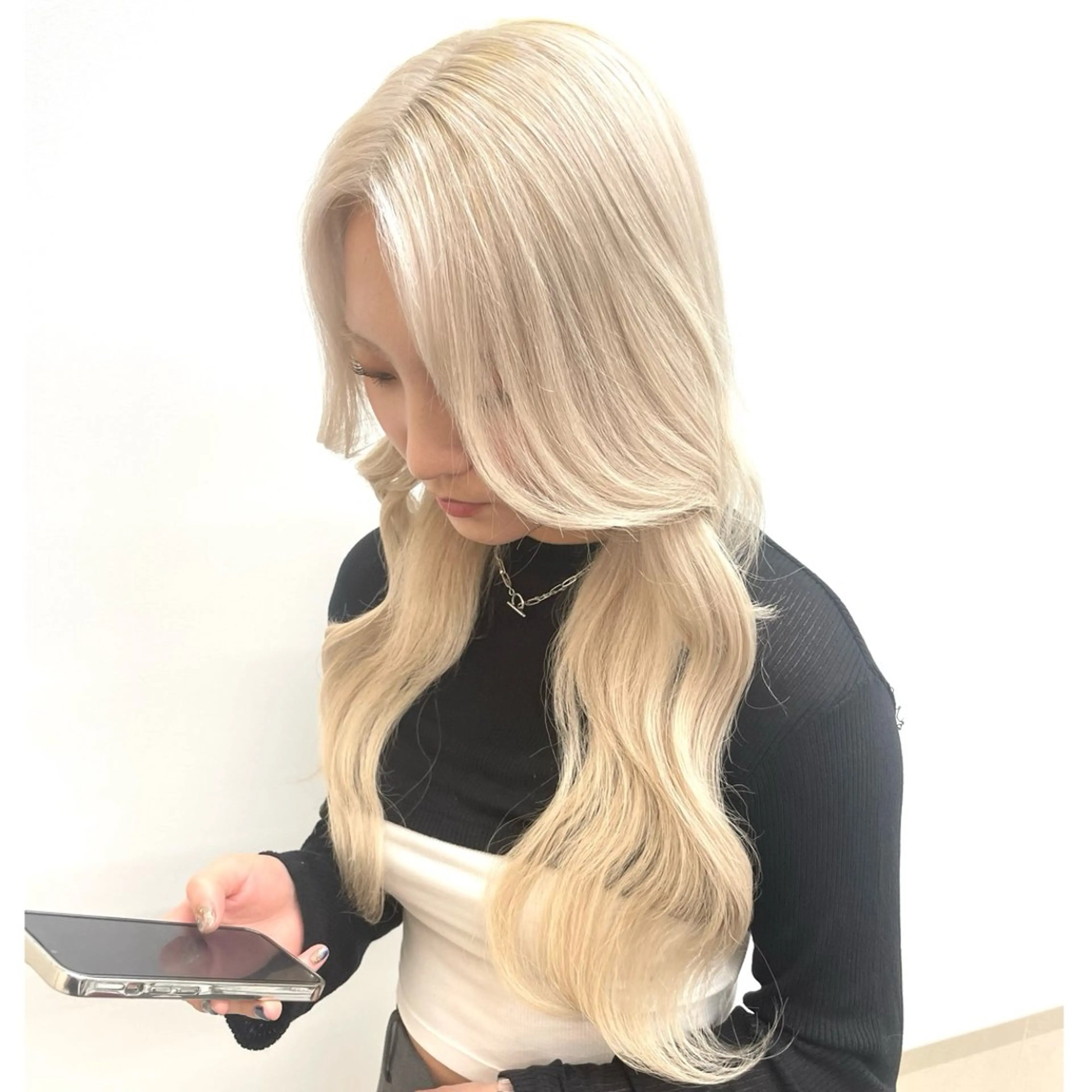 ロング カラー ヘアカラー トリートメント 奥山義進/大宮 /ダブルカラーのヘアスタイル