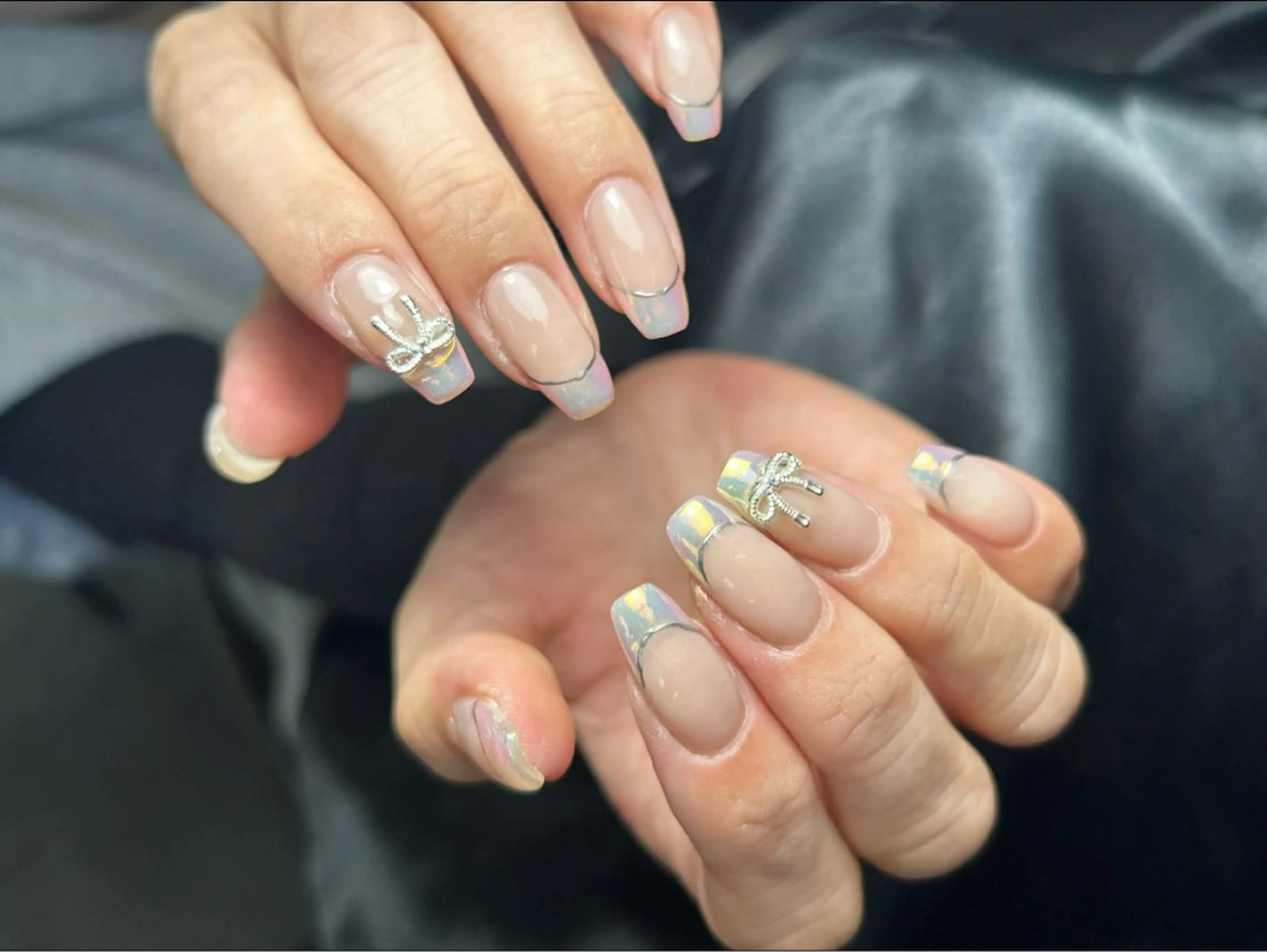 ネイル 韓国ネイル 持ち込み ニュアンスネイル ネイルチップ ハンドネイル Tini ANA.CHUOのネイルデザイン