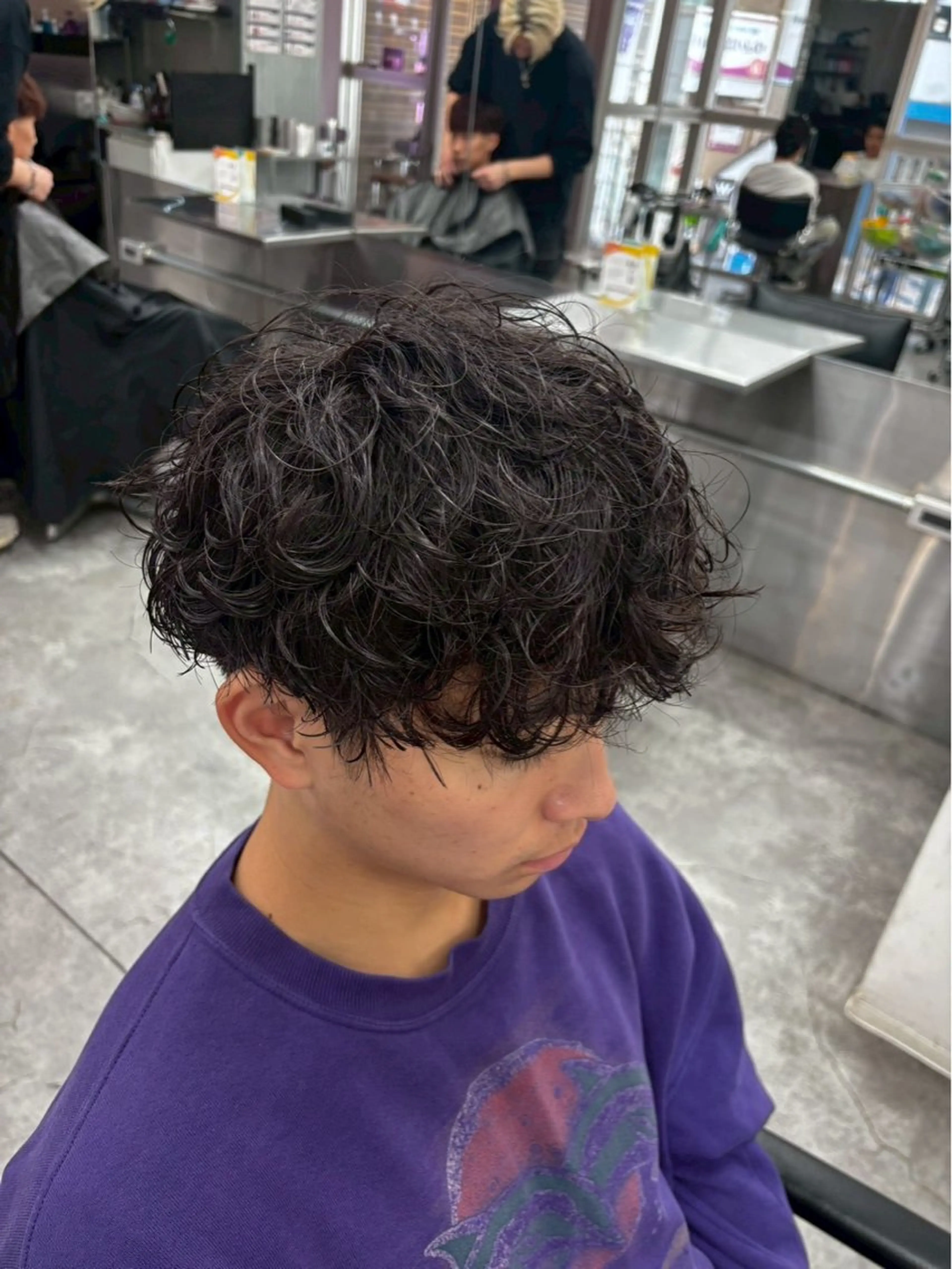 パーマ メンズ ♠️メンズ特化 hana♠️のヘアスタイル