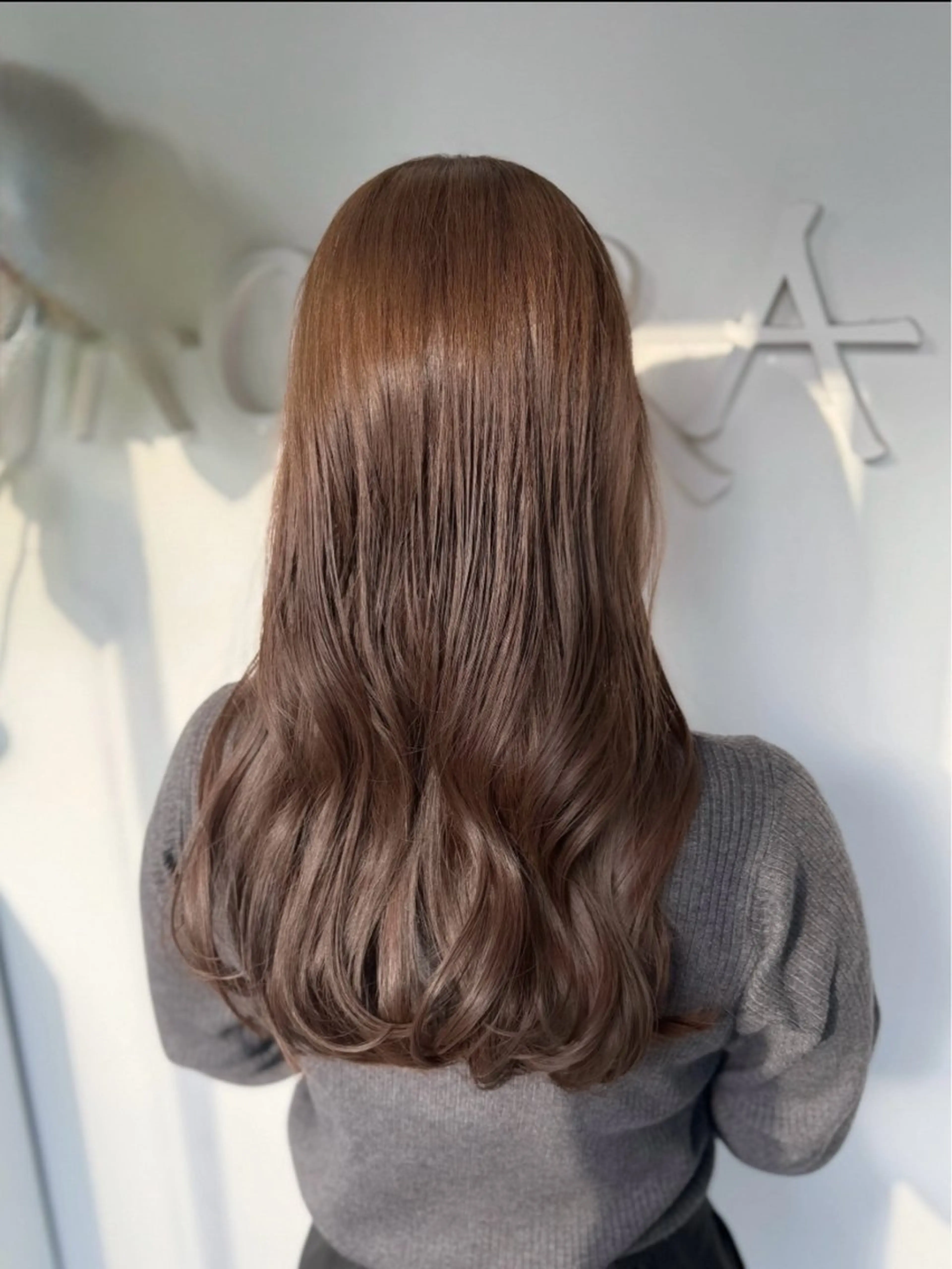 ロング カラー ブリーチ 透明感カラー ブリーチなしカラー 髪質改善 トリートメント カット ヘアカラー トリートメント 透明感カラー／ 艶感カラー／RAMUのヘアスタイル