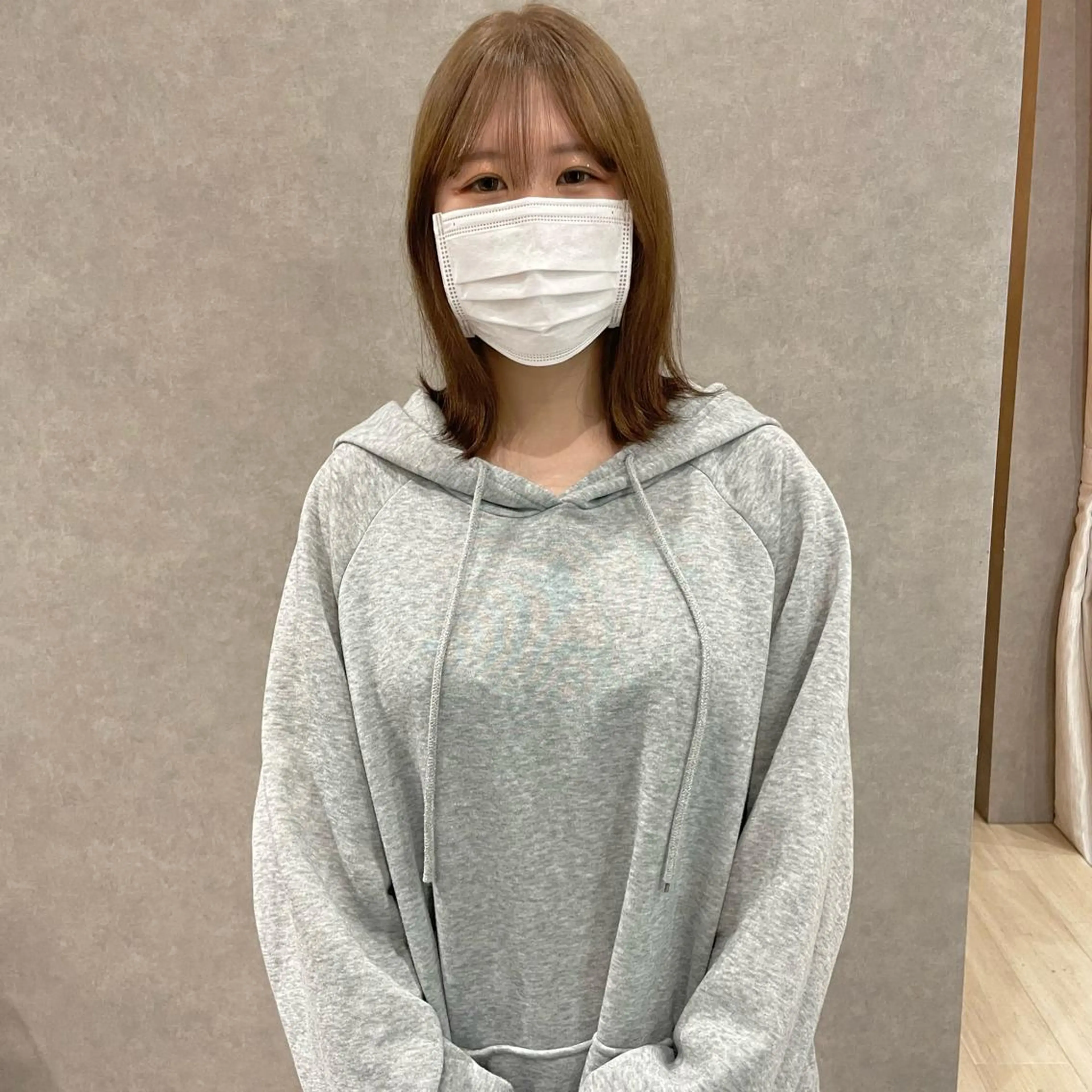 ミディアム カラー はちすか るかのヘアスタイル