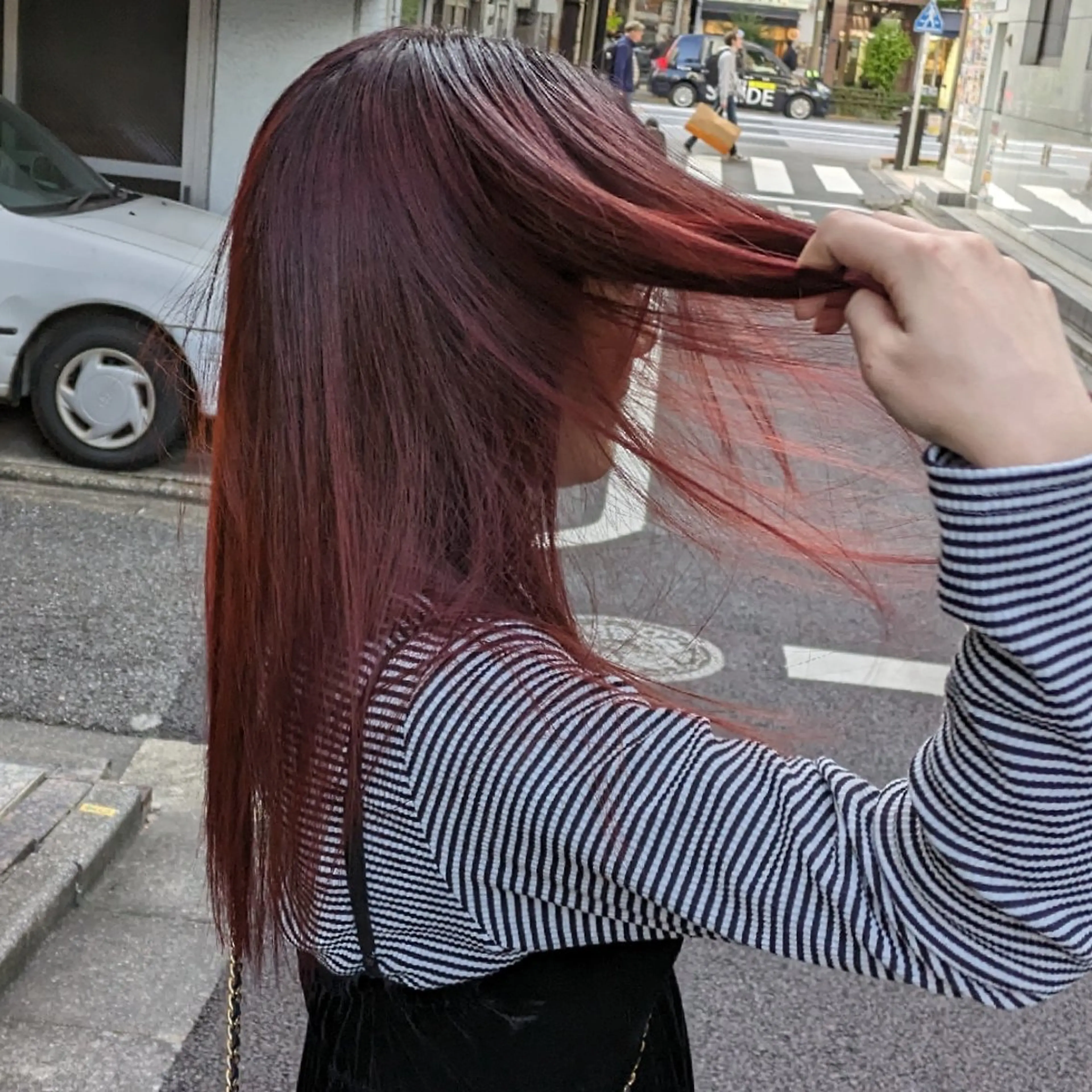 ロング カラー グラデーションカラー カット ヘアカラー トリートメント fuwat所属・秋葉原でカラーする なら🐉ちぇーたんのヘアスタイル