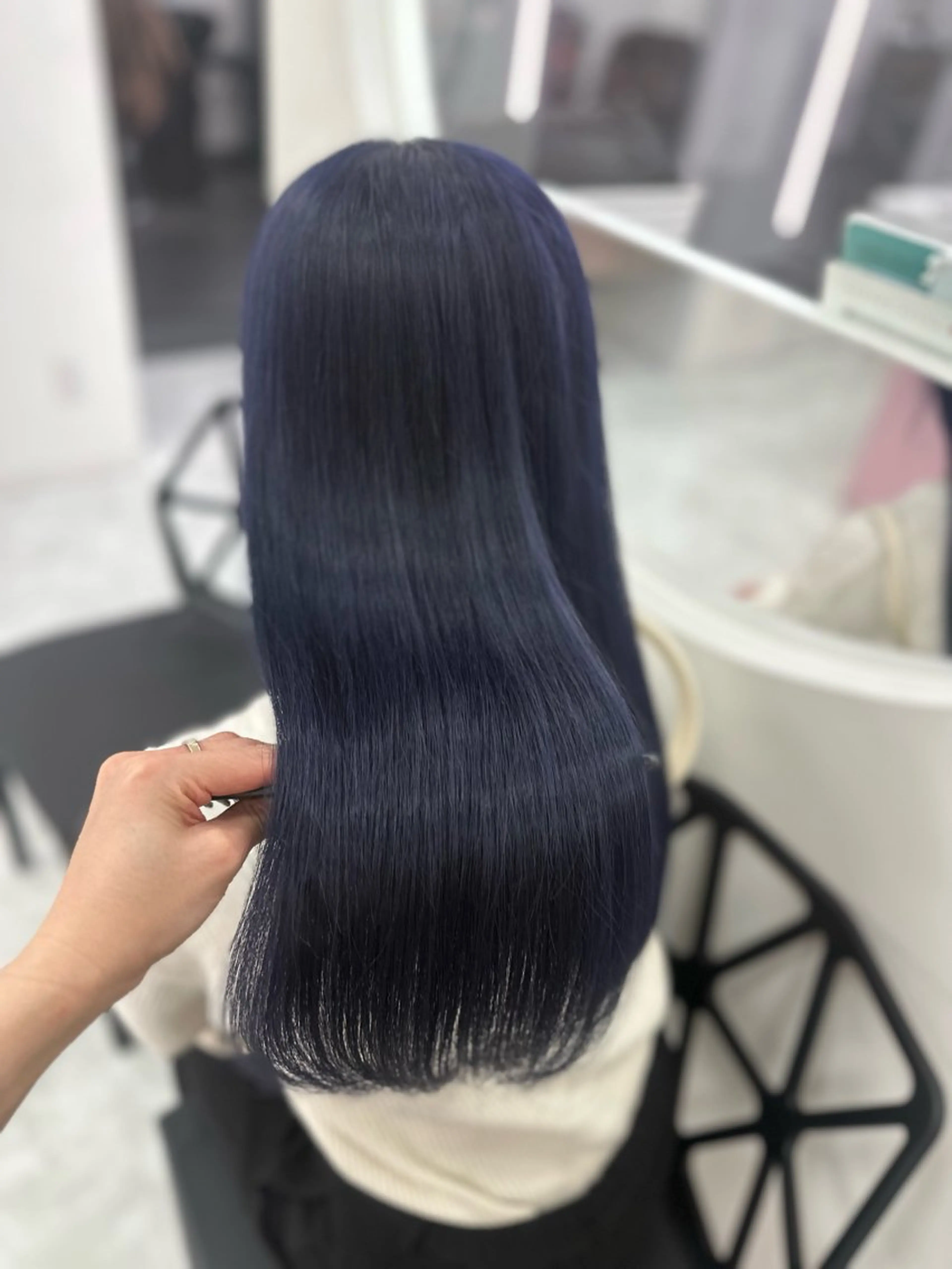 ロング カラー パーマ ヘアアレンジ メンズ キッズ ♥️韓国ヘア レイヤー♥️ゆりのヘアスタイル