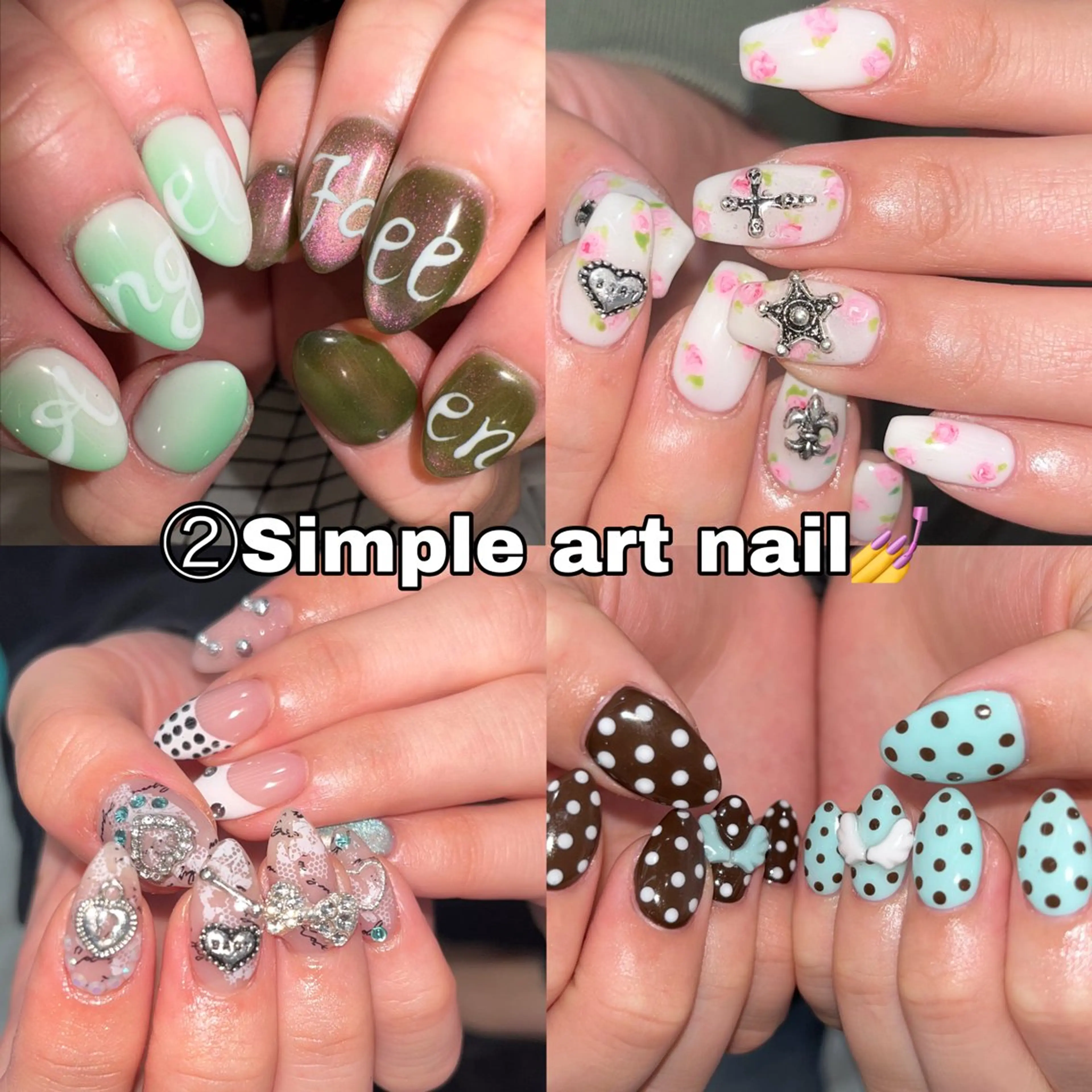 ②【オフ有り】シンプルアートネイル（ワンカラーベース+アートネイル）✨の写真