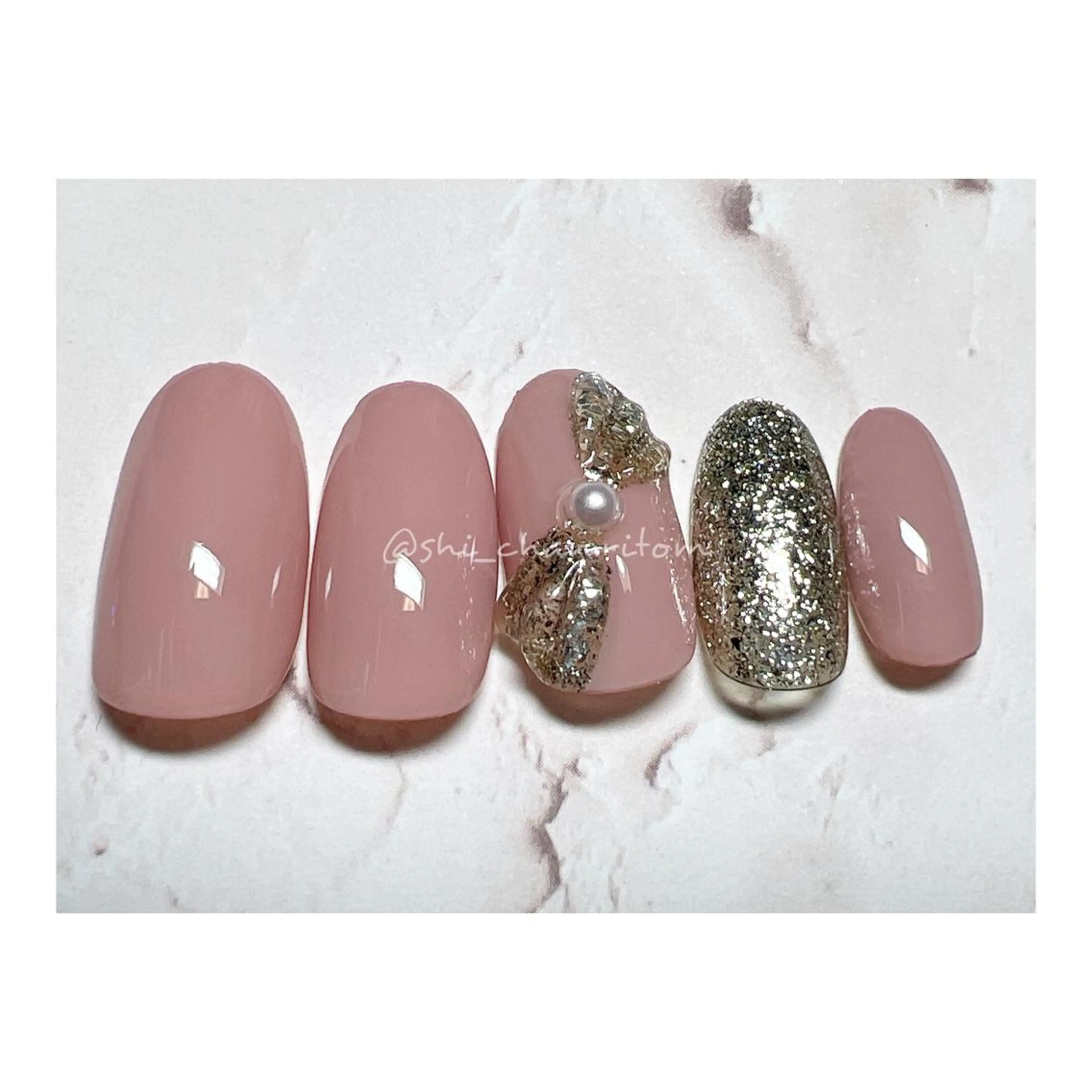 ネイル シンプルネイル ritom.nail所属・nailist shioriのネイルデザイン