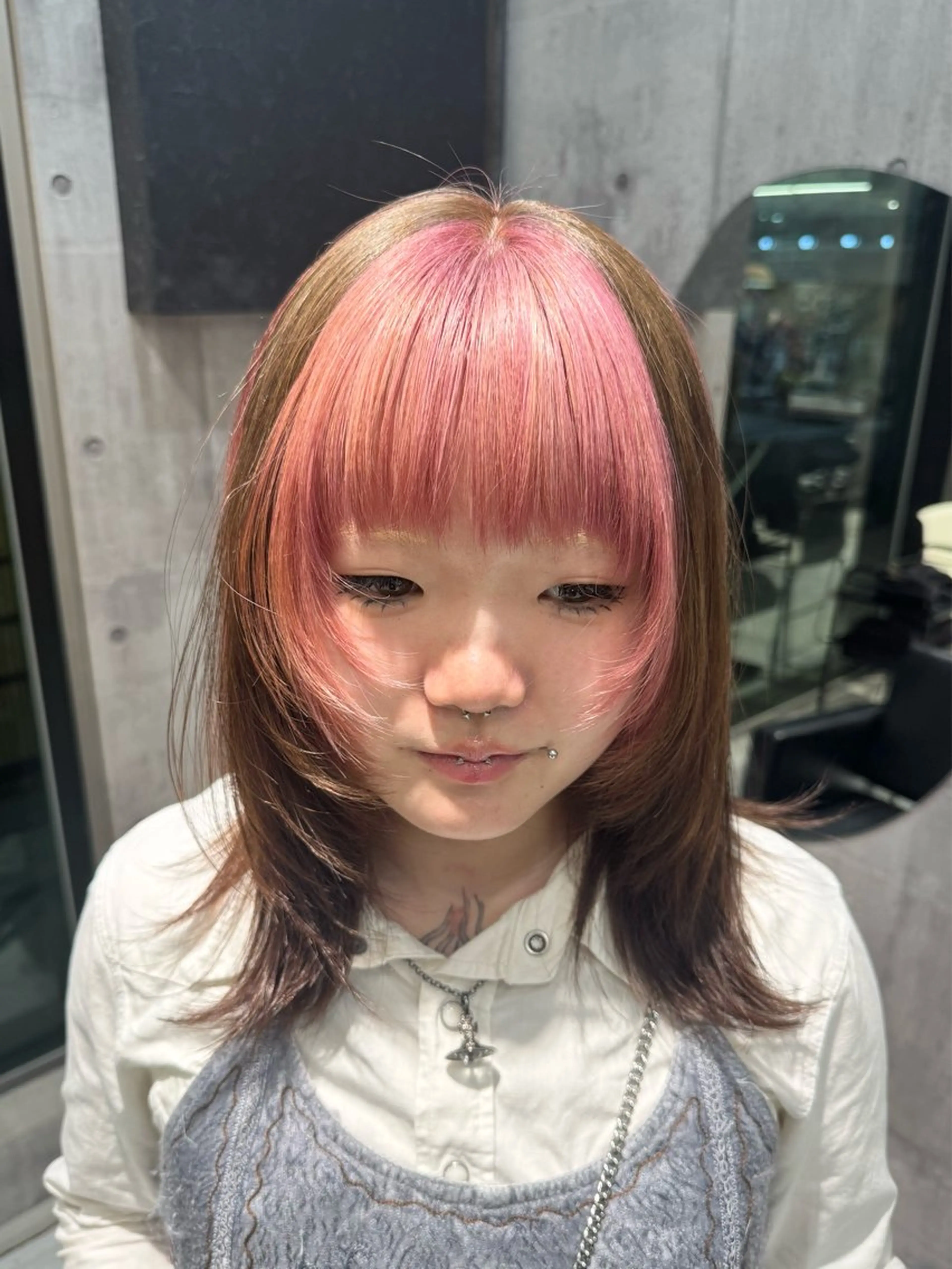 カラー ヘアカラー トリートメント ヘアセット デザインカラー MIKU🦋のヘアスタイル