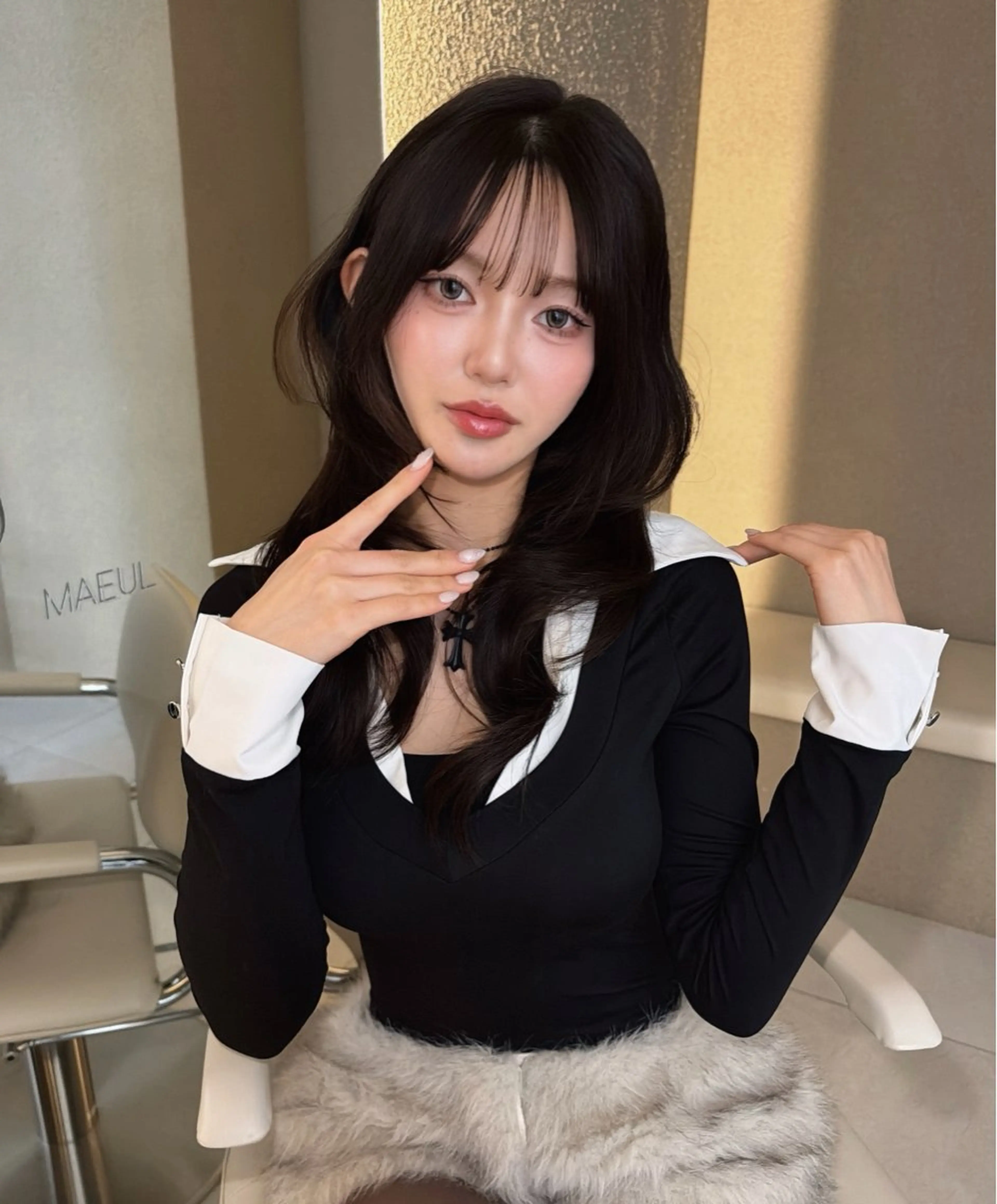 ロング MAEUL NAGOYA所属・名駅/艶カラー/ HINA🌛☁️のヘアスタイル