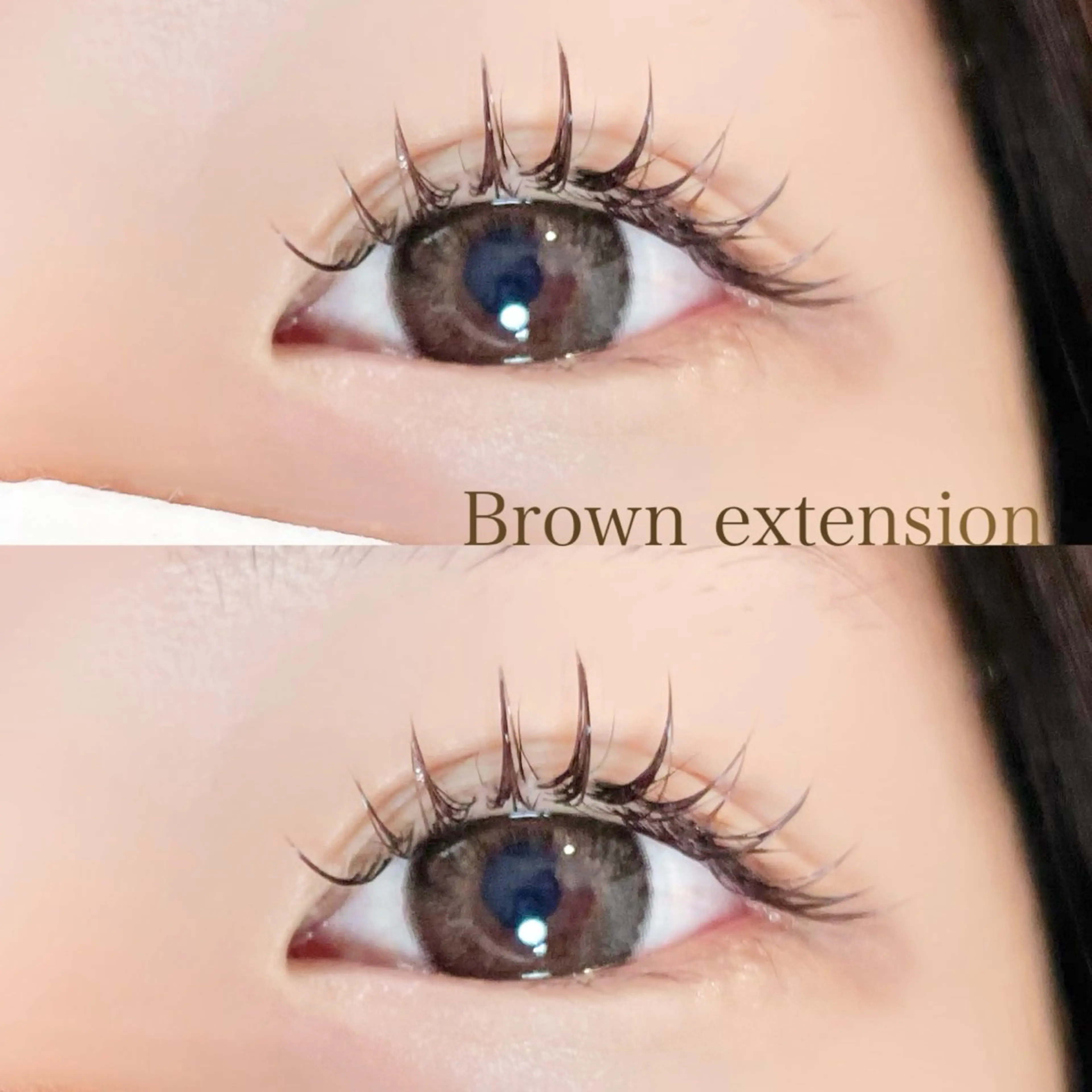 マツエク・マツパ 束感まつ毛 カラーマツエク RECHELALOHA 福島店所属・RECHEL SAEのマツエク・マツパデザイン