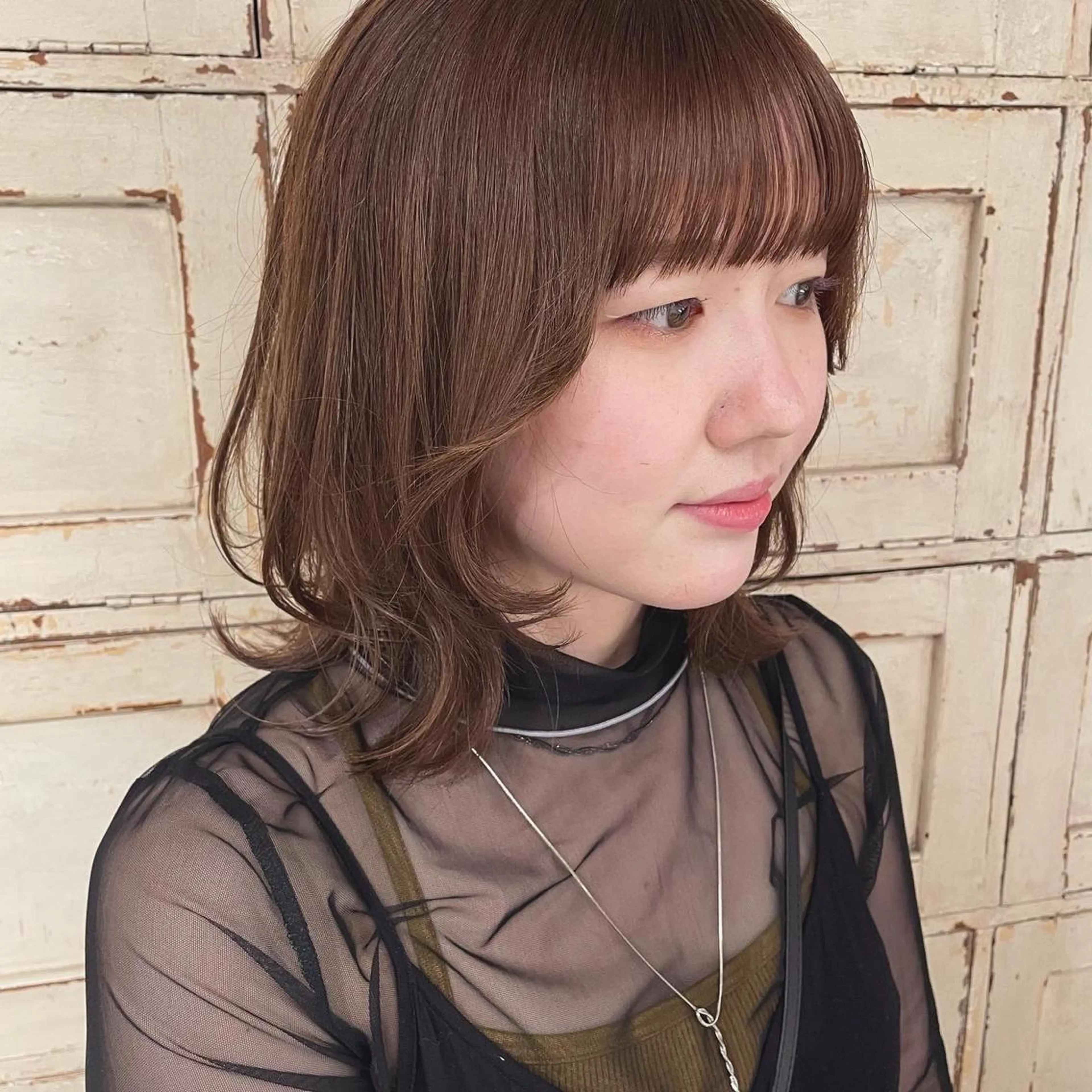 ミディアム RorriM natsuのヘアスタイル