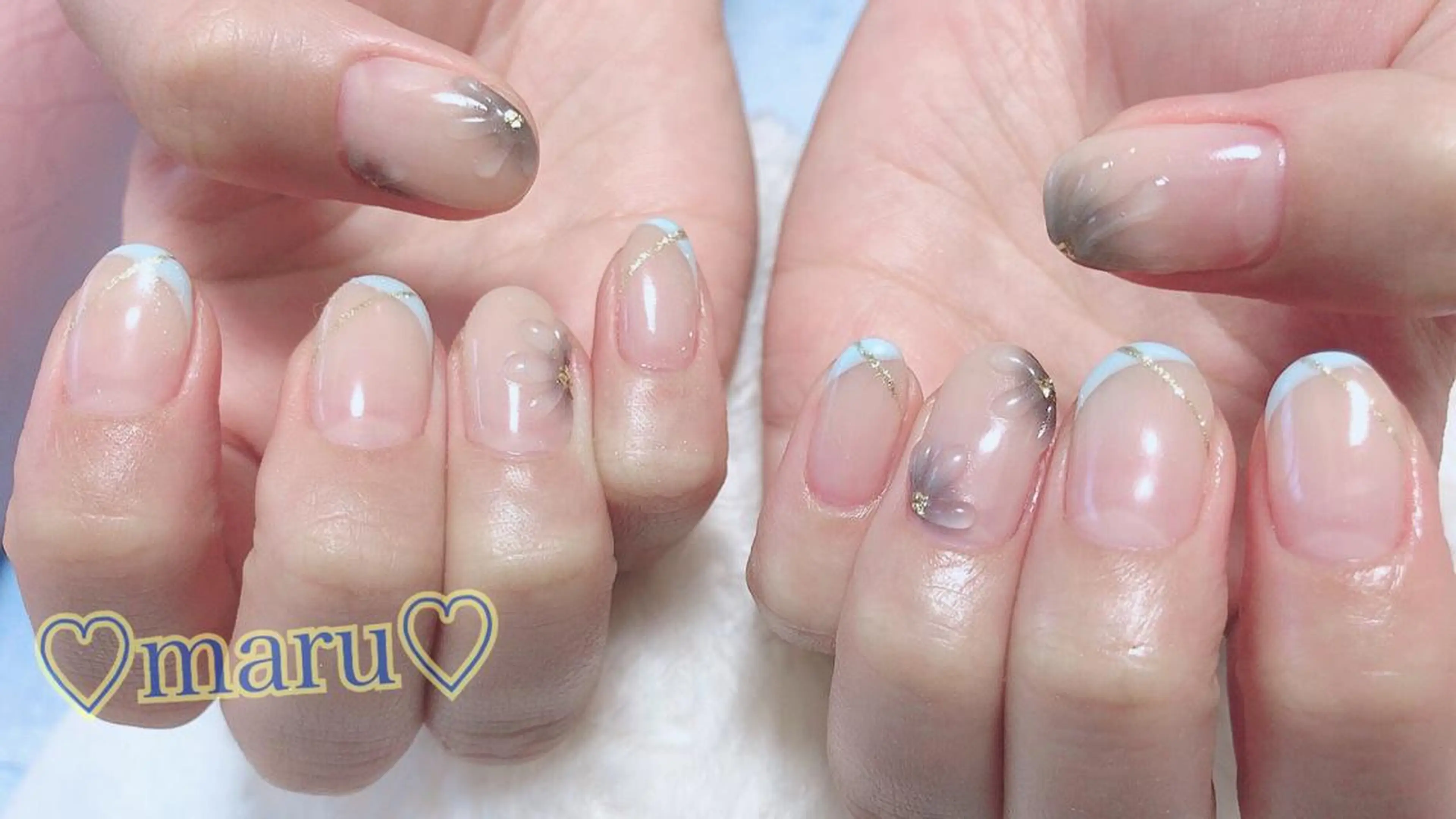 ネイル ハンドネイル フットネイル まるみ ♡のネイルデザイン