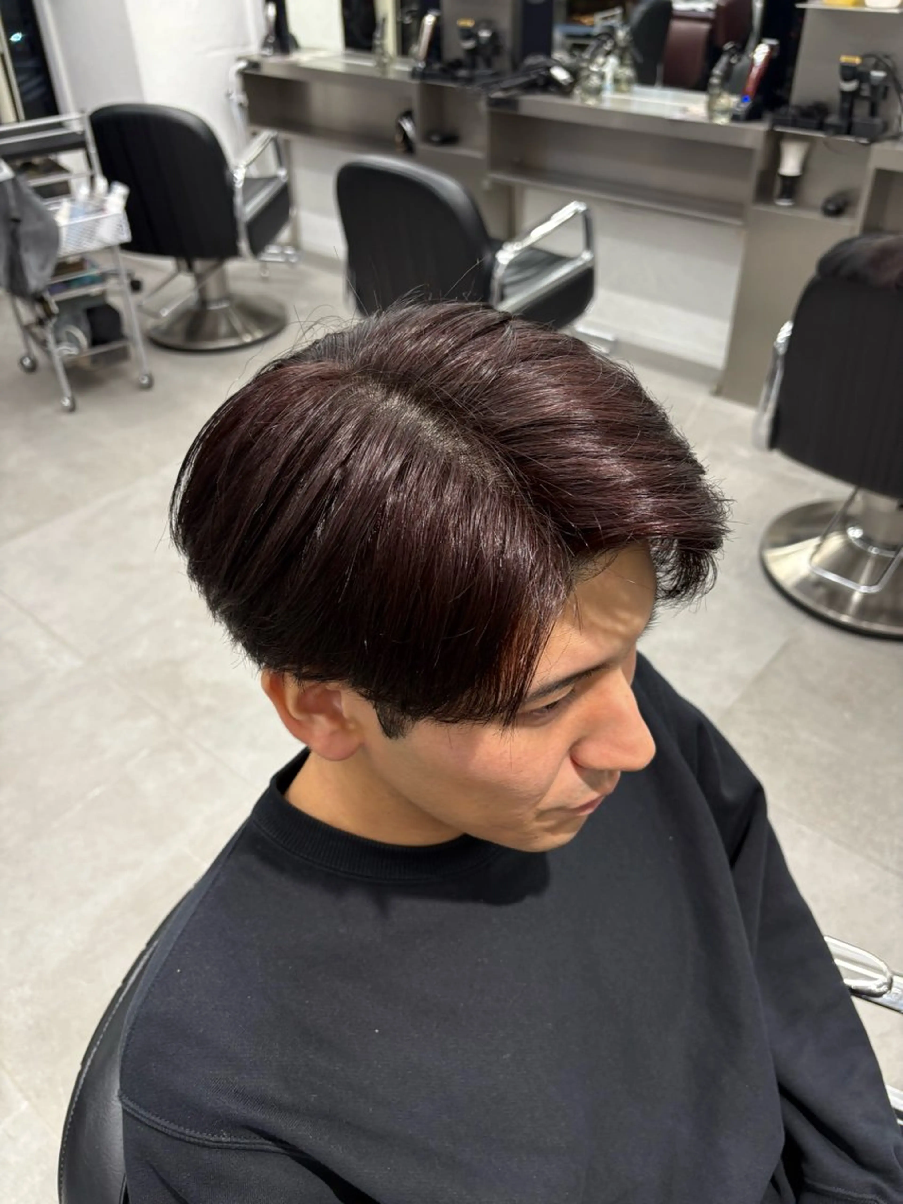 ショート カラー メンズ メンズブリーチ ブリーチ 與那嶺 紘のヘアスタイル