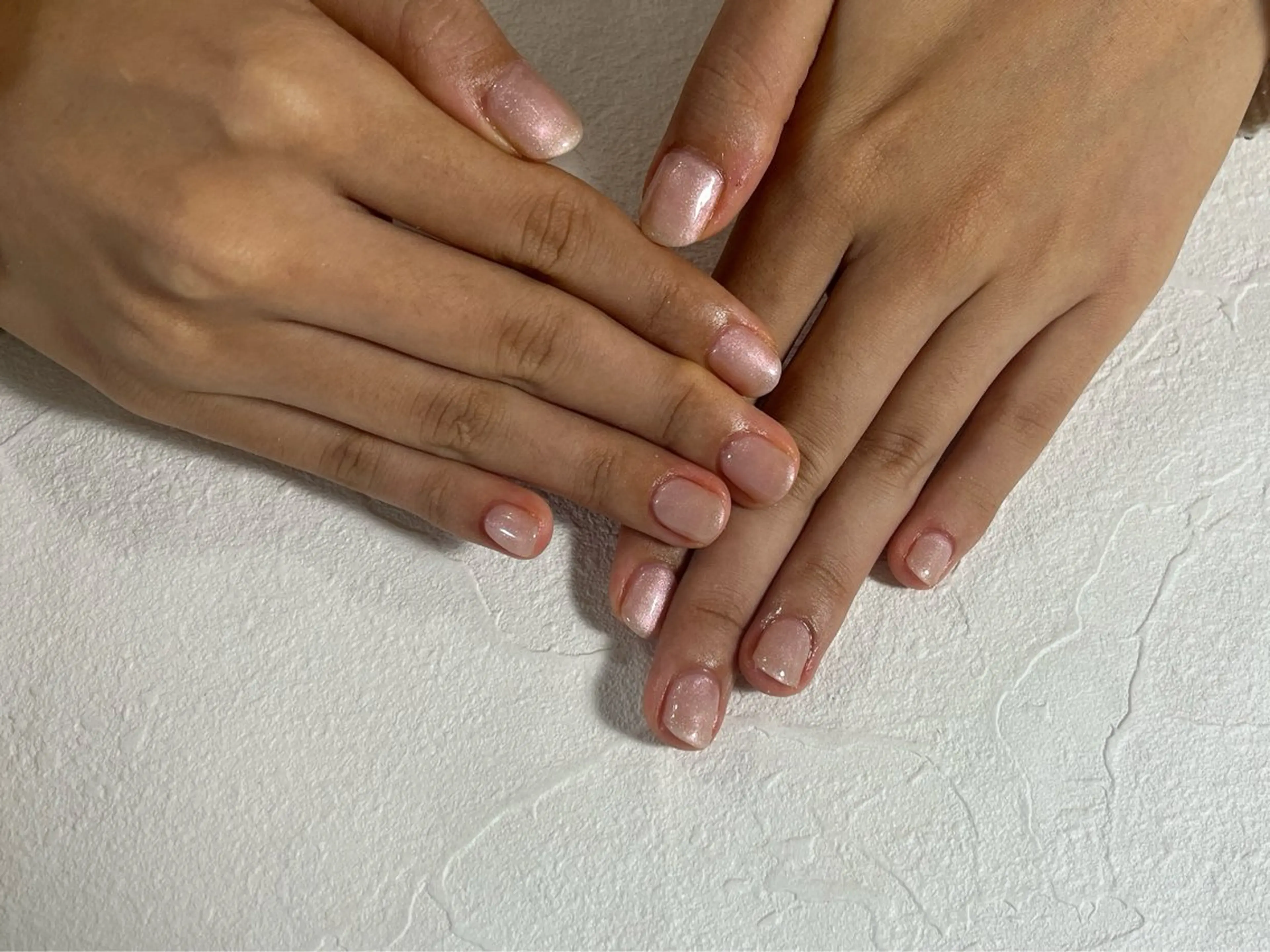 ネイル オーロラネイル フットネイル フレンチネイル ジェルネイル 韓国ネイル ハンドネイル kiki nail たまプラーザのネイルデザイン