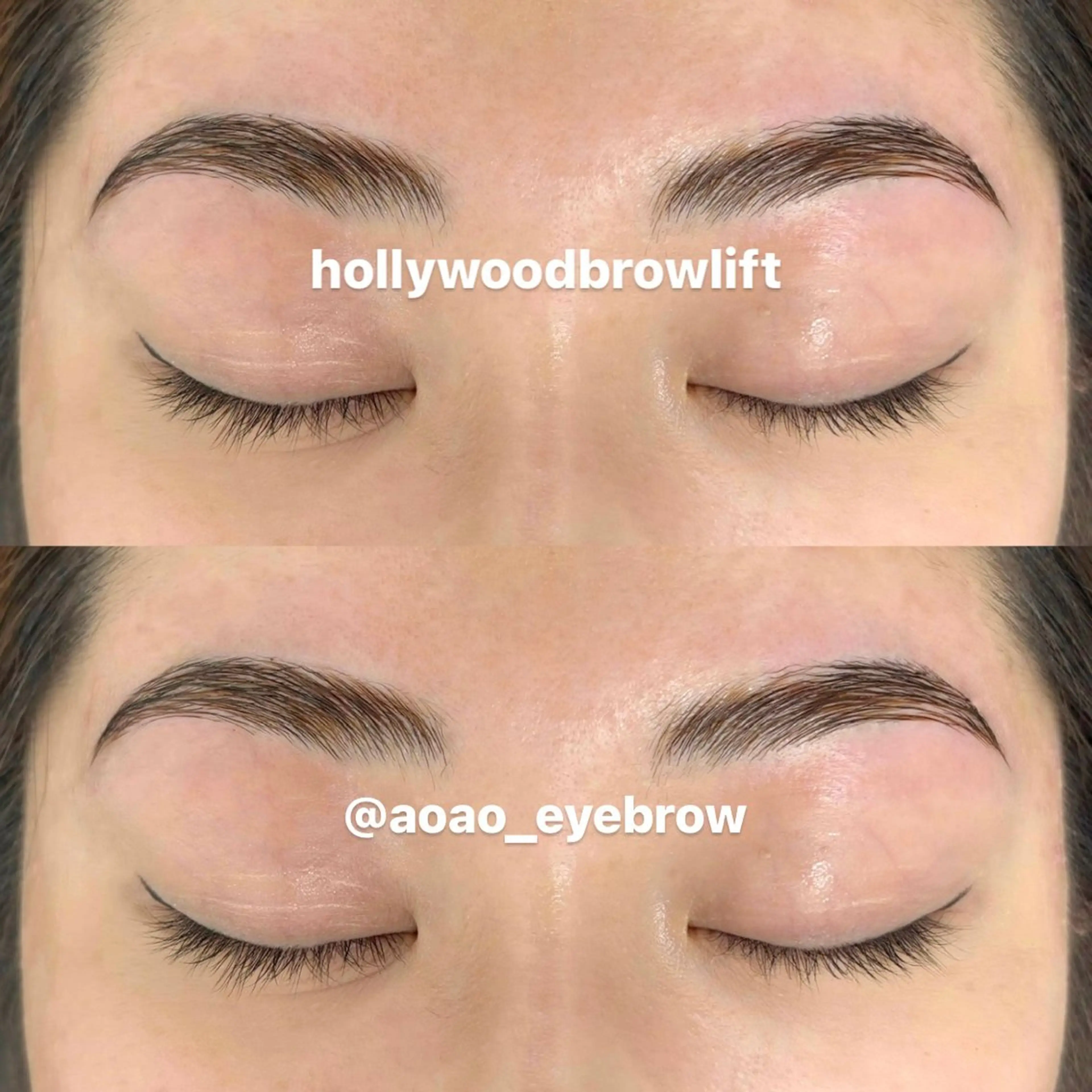 《ツルツル美顔💆🏻‍♀️×HBL🖤》美眉アイブロウWAX＋フルフェイス ＋ハリウッドブロウ(メイク込) ¥8300の写真