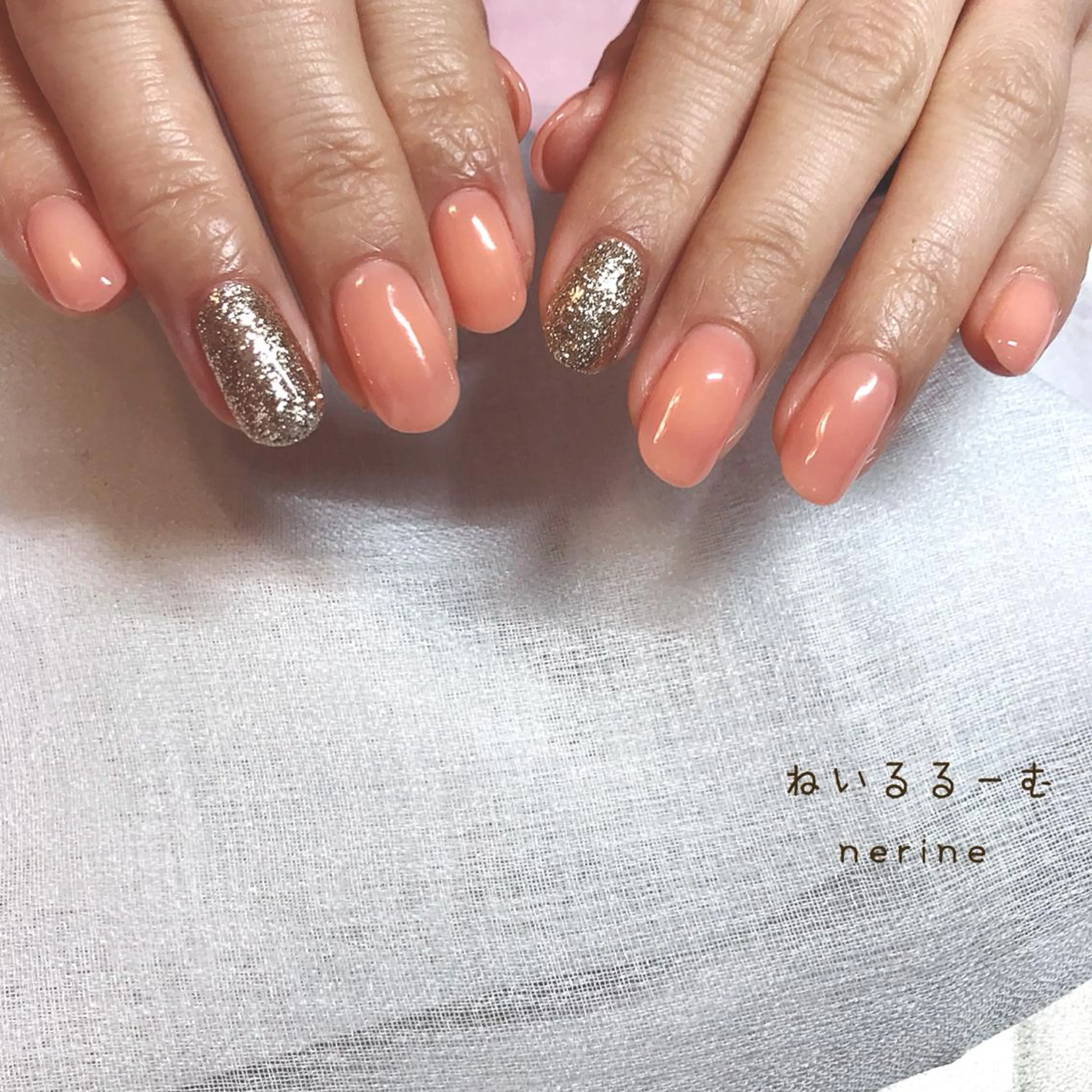 ネイル ラメ(グリッター) NAILST Naomiのネイルデザイン