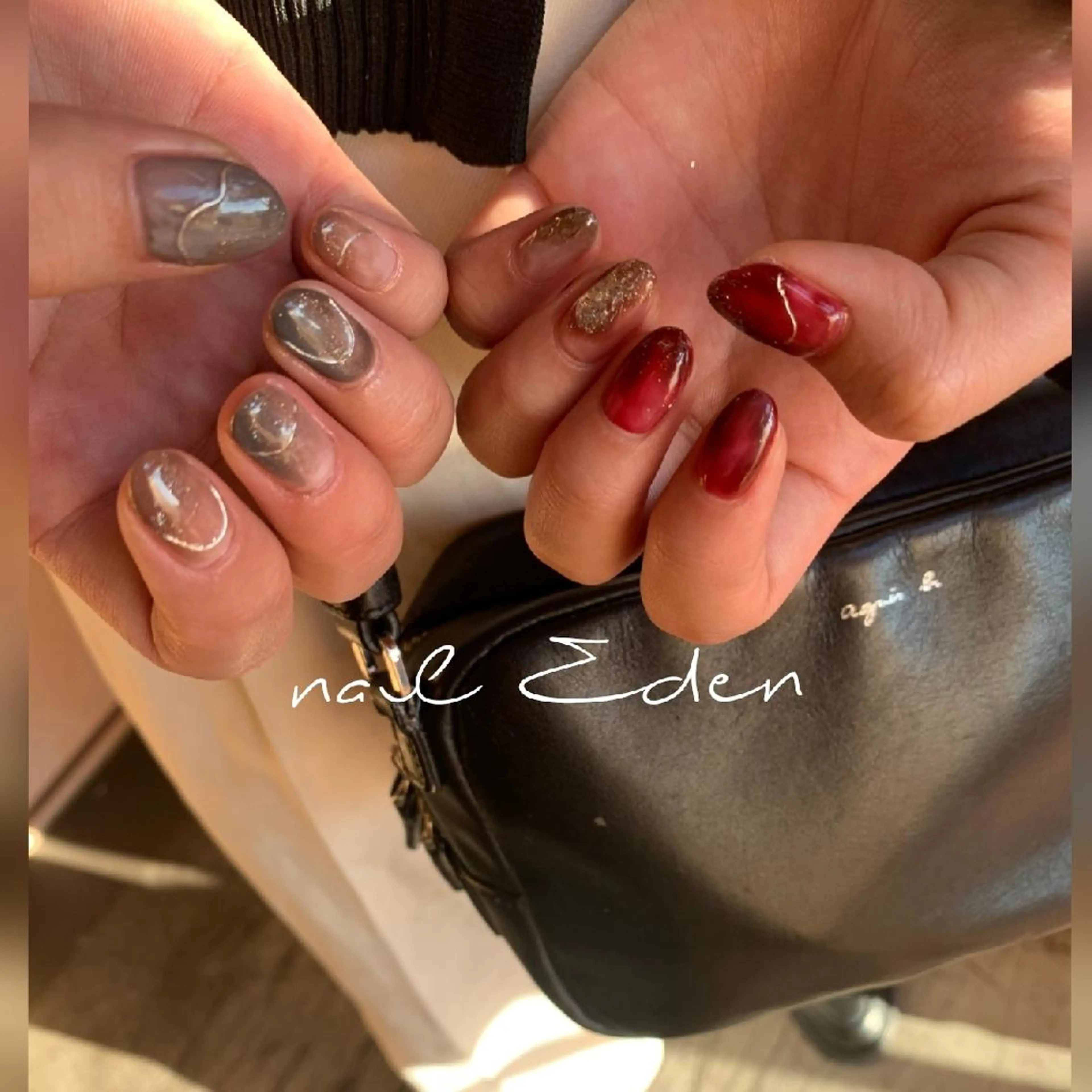 ネイル 持ち込み ハンドネイル ハンドケア Eden　private nail saron所属・Eden ♾️のネイルデザイン