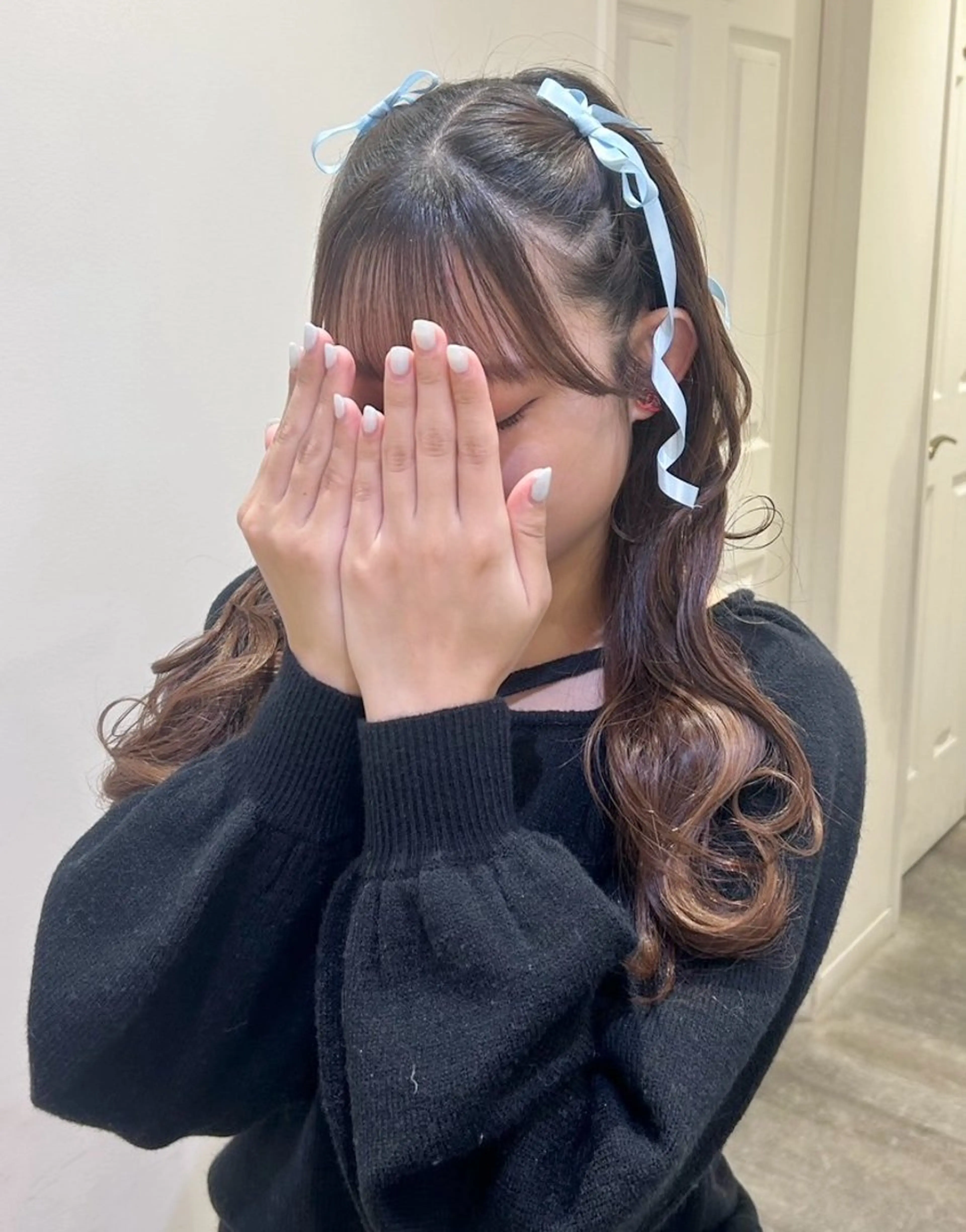 セミロング 🥀暖色/エクステ/ ヘアメ/横浜/かなこのヘアスタイル